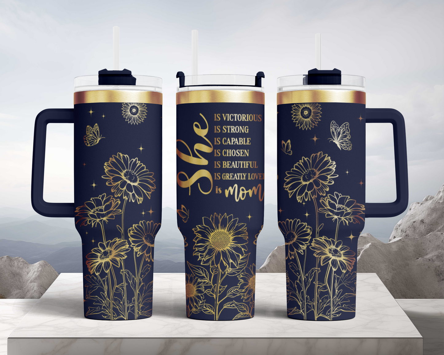Mom, Mother's day Bundle 5 designs, 40oz Tumbler SVG Laser Engraved Full Wrap Seamless