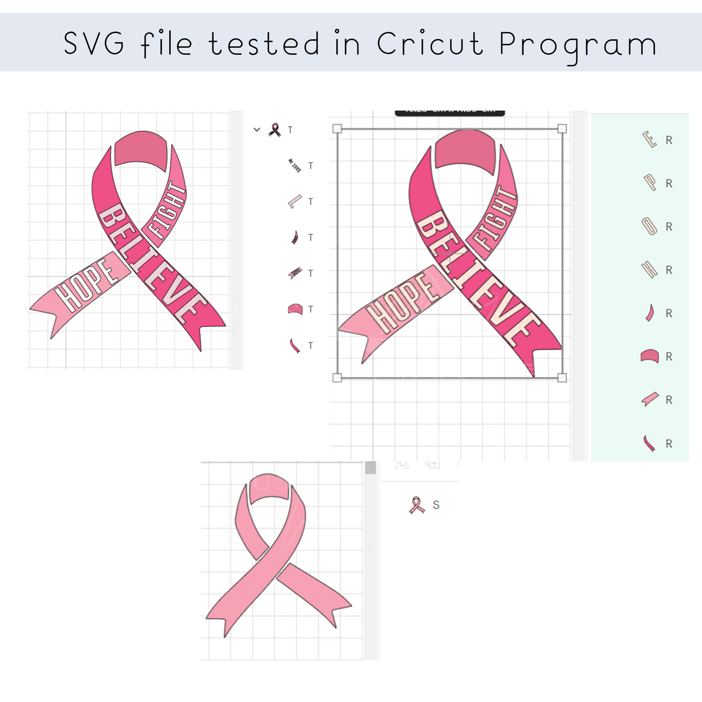 Breast Cancer Survivor SVG bundle, Pink ribbon, Hope fight believe svg, Funny Cancer Awareness, svg file for cricut, PNG sublimation tshirt