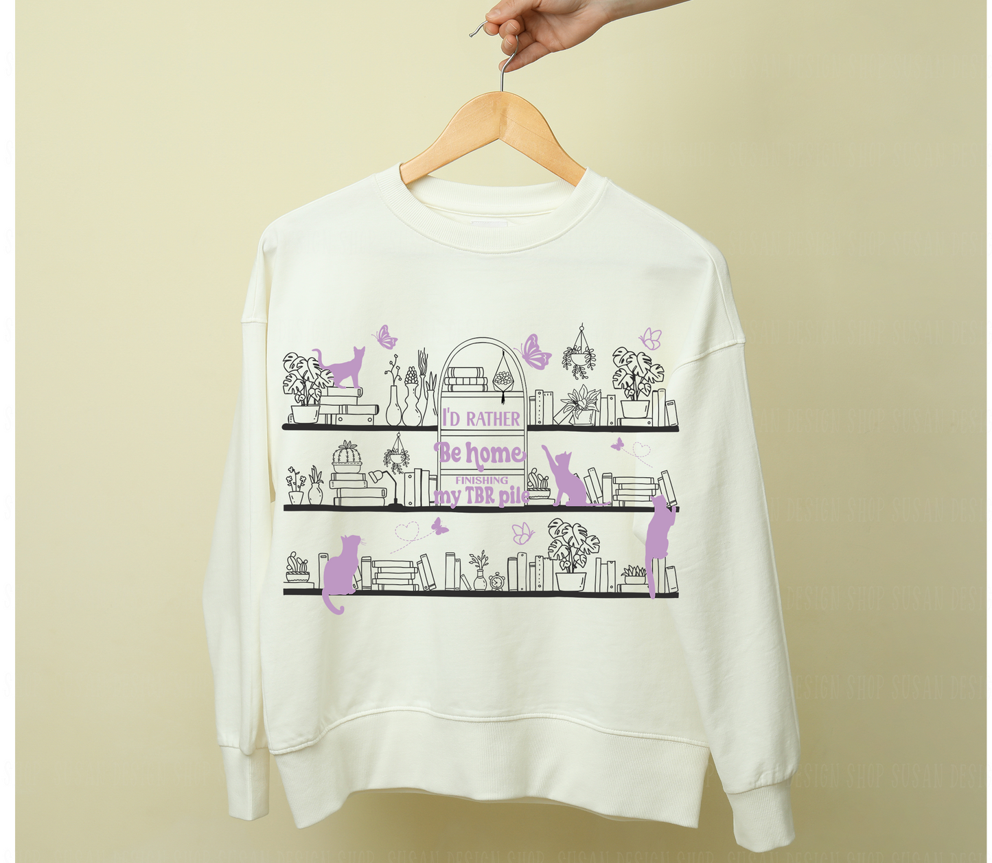 I'd rather be home finishing my tbr pile, book shelf Svg file for cricut, PNG sublimation design