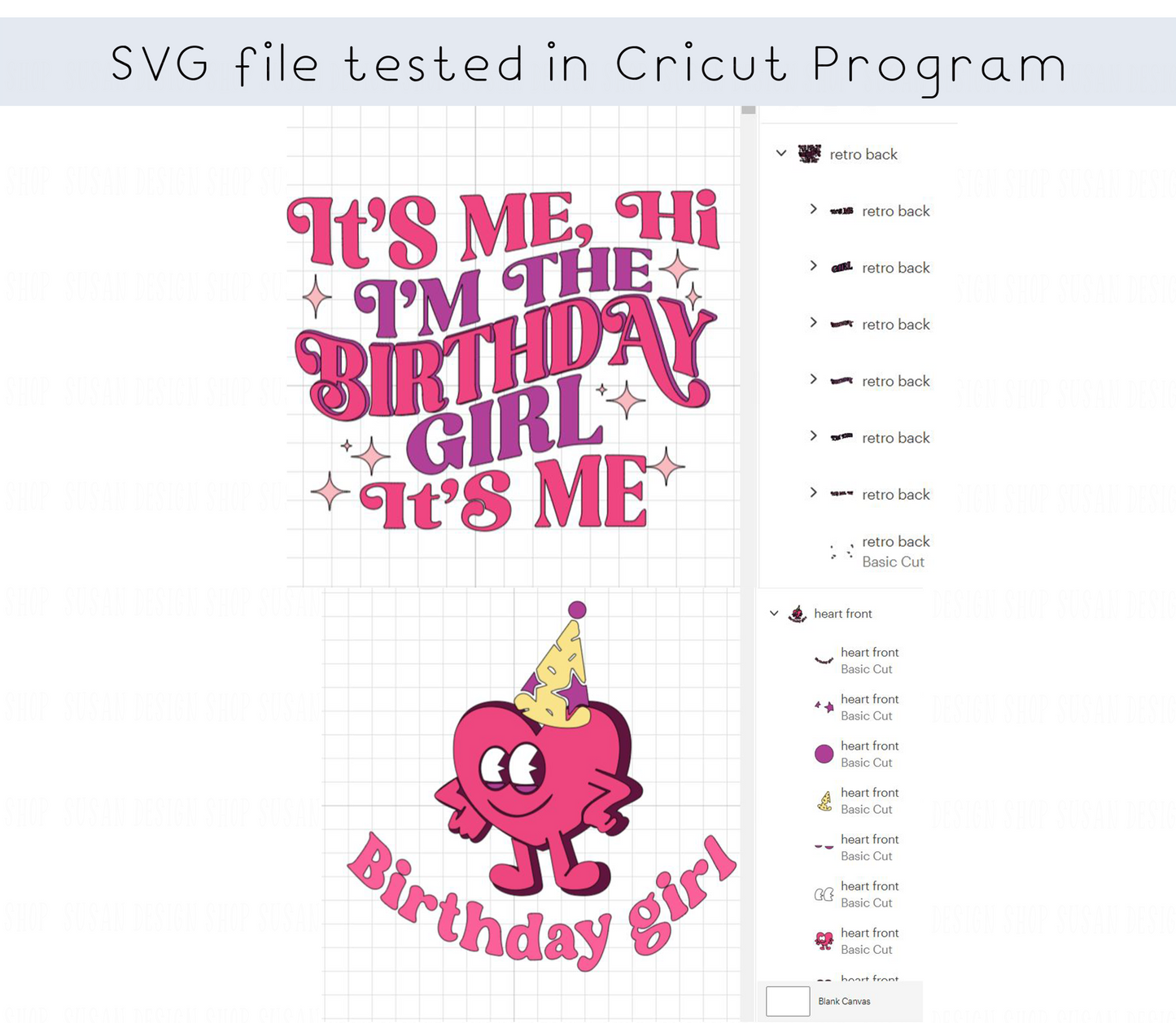 Retro birthday party shirt svg png, It's Me, Hi I'm The Birthday Girl, heart svg, svg file for Cricut, png sublimation