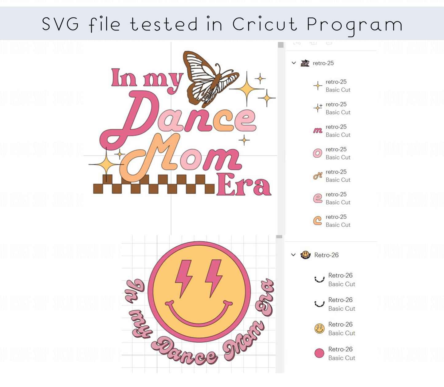 Smile In My Dance Mom Era SVG, Dance Mom Shirt Svg, Svg file for cricut, Png sublimation Back and front design