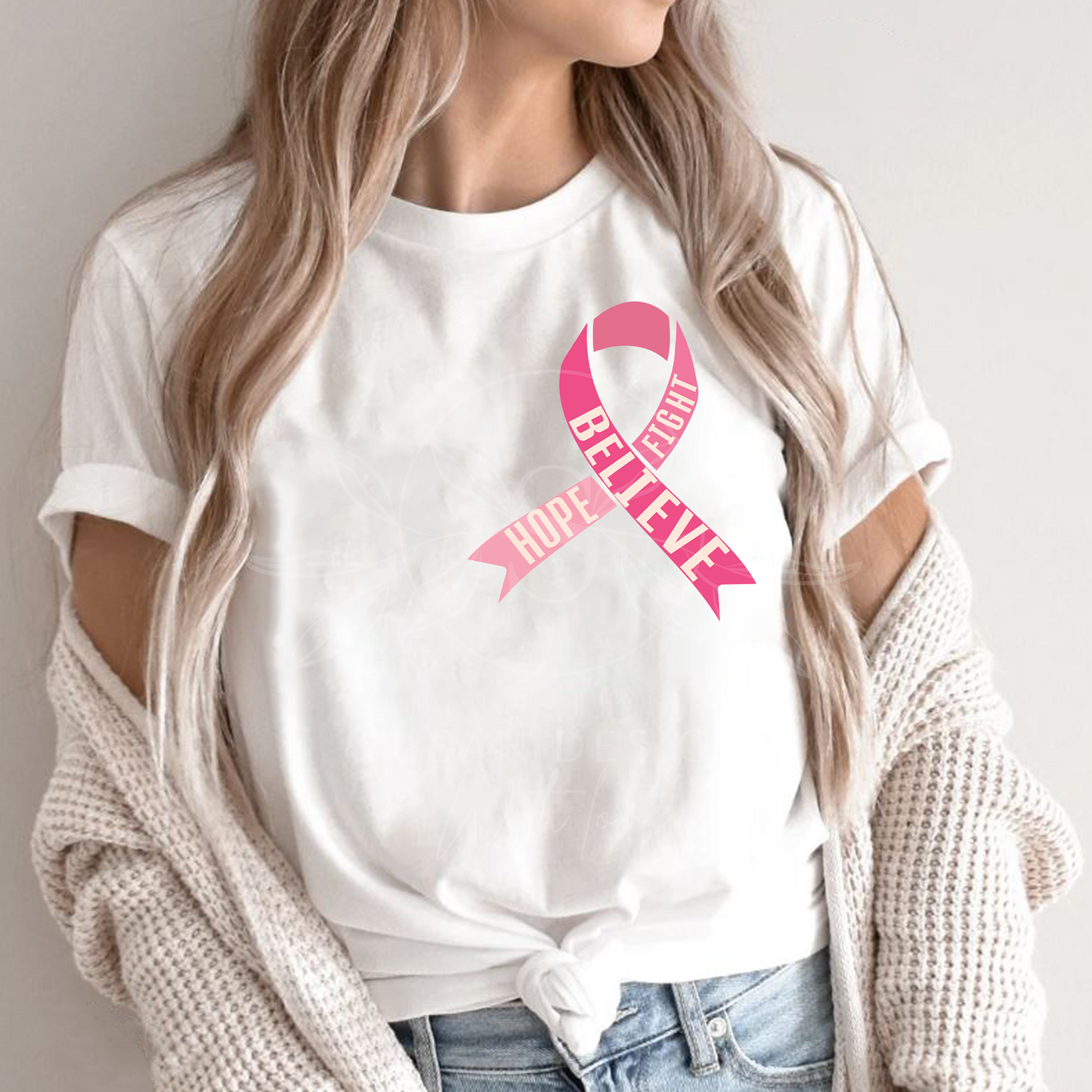 Breast Cancer Survivor SVG bundle, Pink ribbon, Hope fight believe svg, Funny Cancer Awareness, svg file for cricut, PNG sublimation tshirt