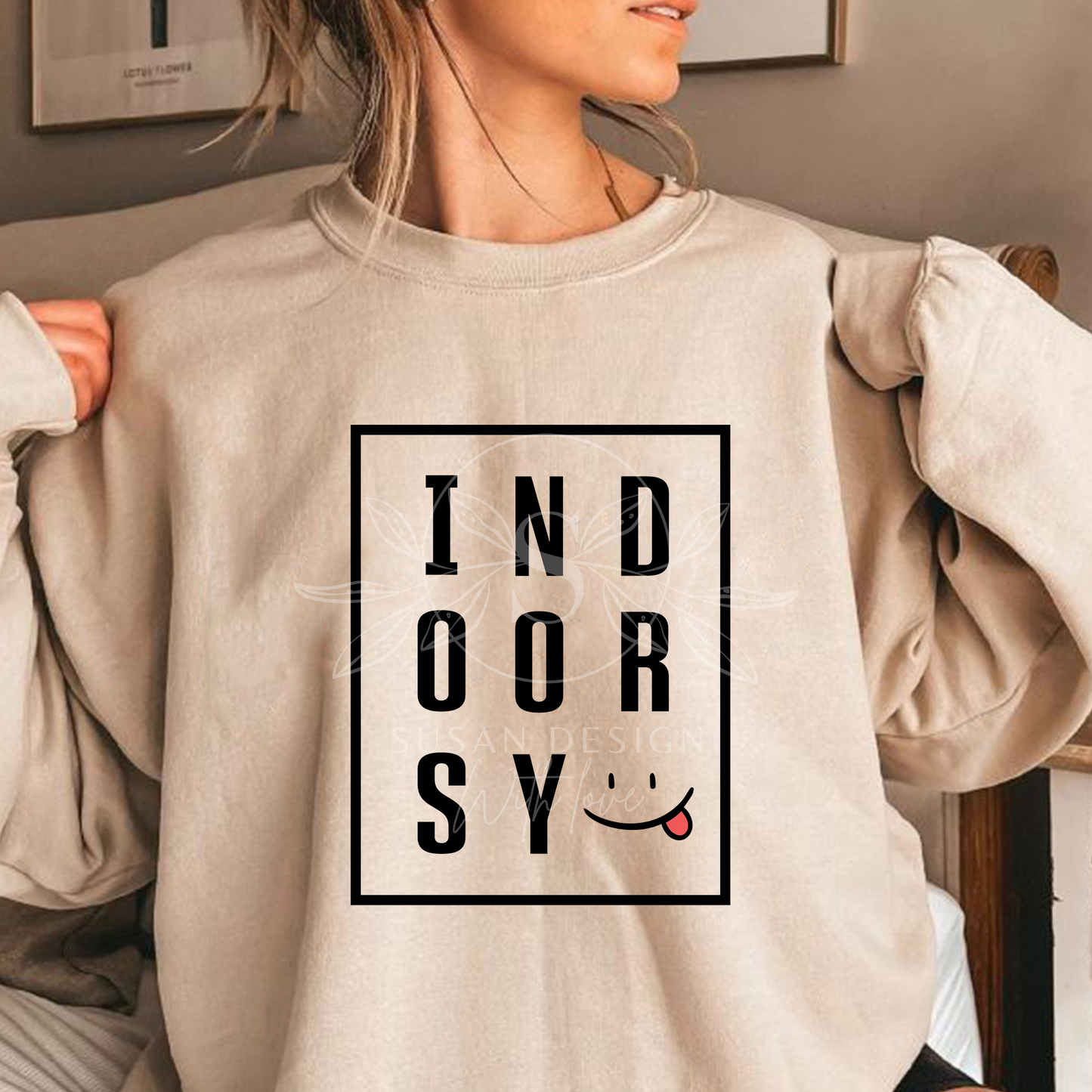 Indoorsy smile face svg bundle, Cute Introvert Weekend Quotes svg, Introvert mom life, Gift for mom, SVG files for Cricut, PNG sublimation