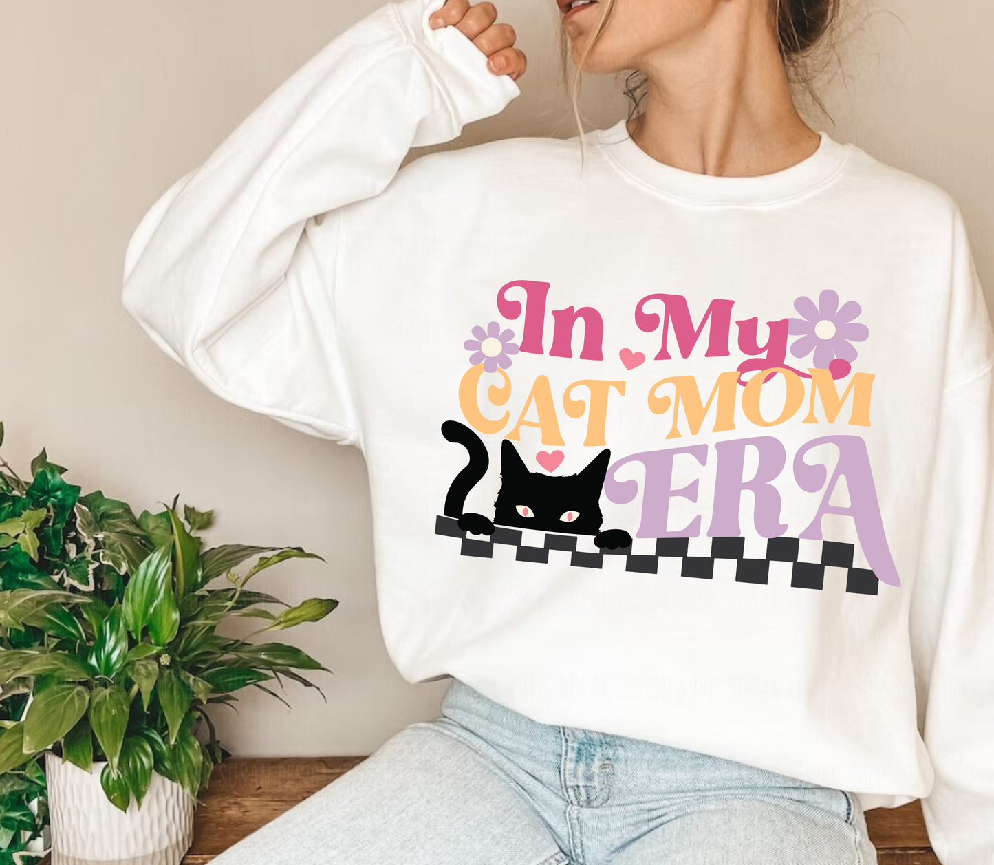 In My Cat Mom Era SVG, Cat peek a boo lover Png Svg, cat mama Shirt Svg, Cat Mom era Svg, Svg file for cricut, Png sublimation