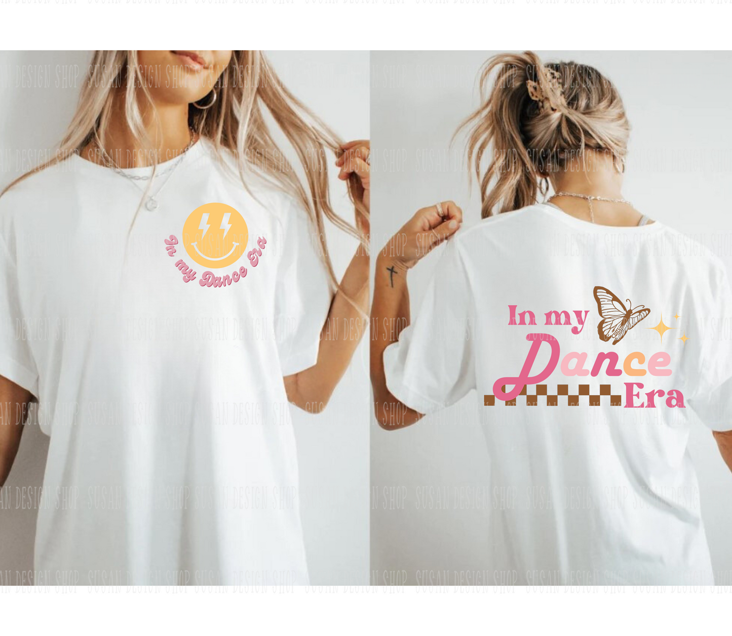 In My Dance Era SVG, Dance Svg, Dance Mom Era Svg, Dance Coach Svg, Svg file for cricut, Png sublimation, Back and front design