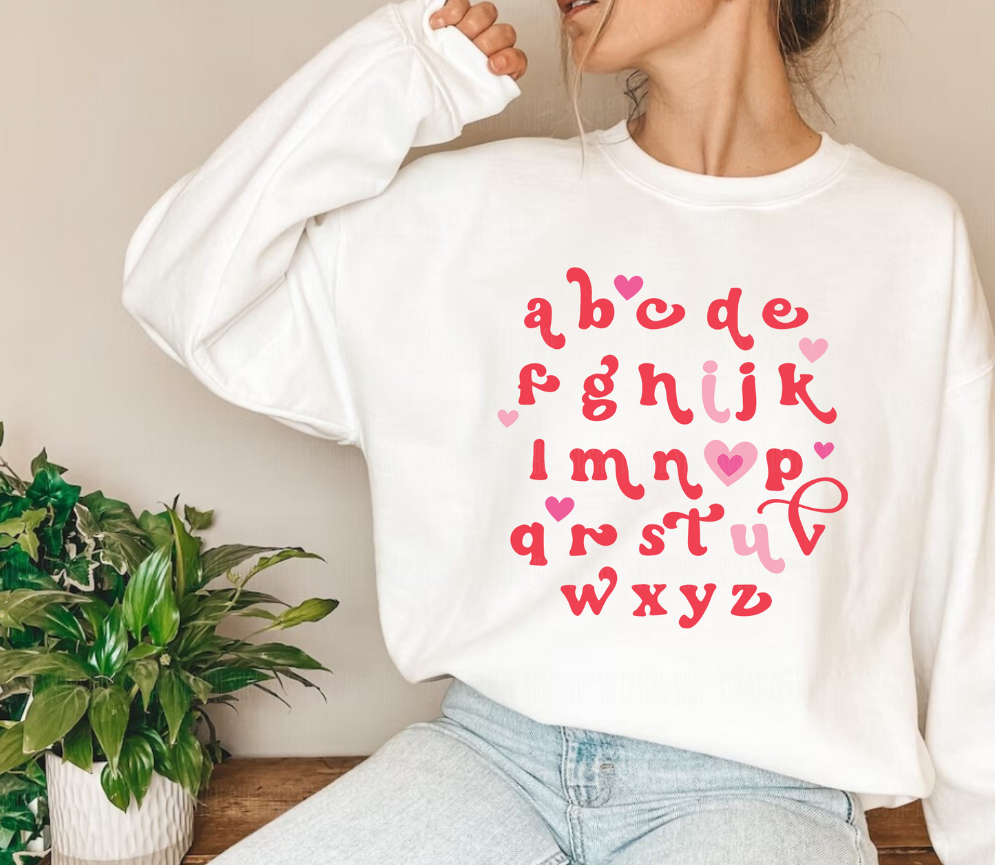 Retro Valentine Leopard Alphabet I Love You Svg Png, Kids Valentines Svg, Love Alphabet Svg, Shirt design for Valentine's Day.,Layered SVG cut