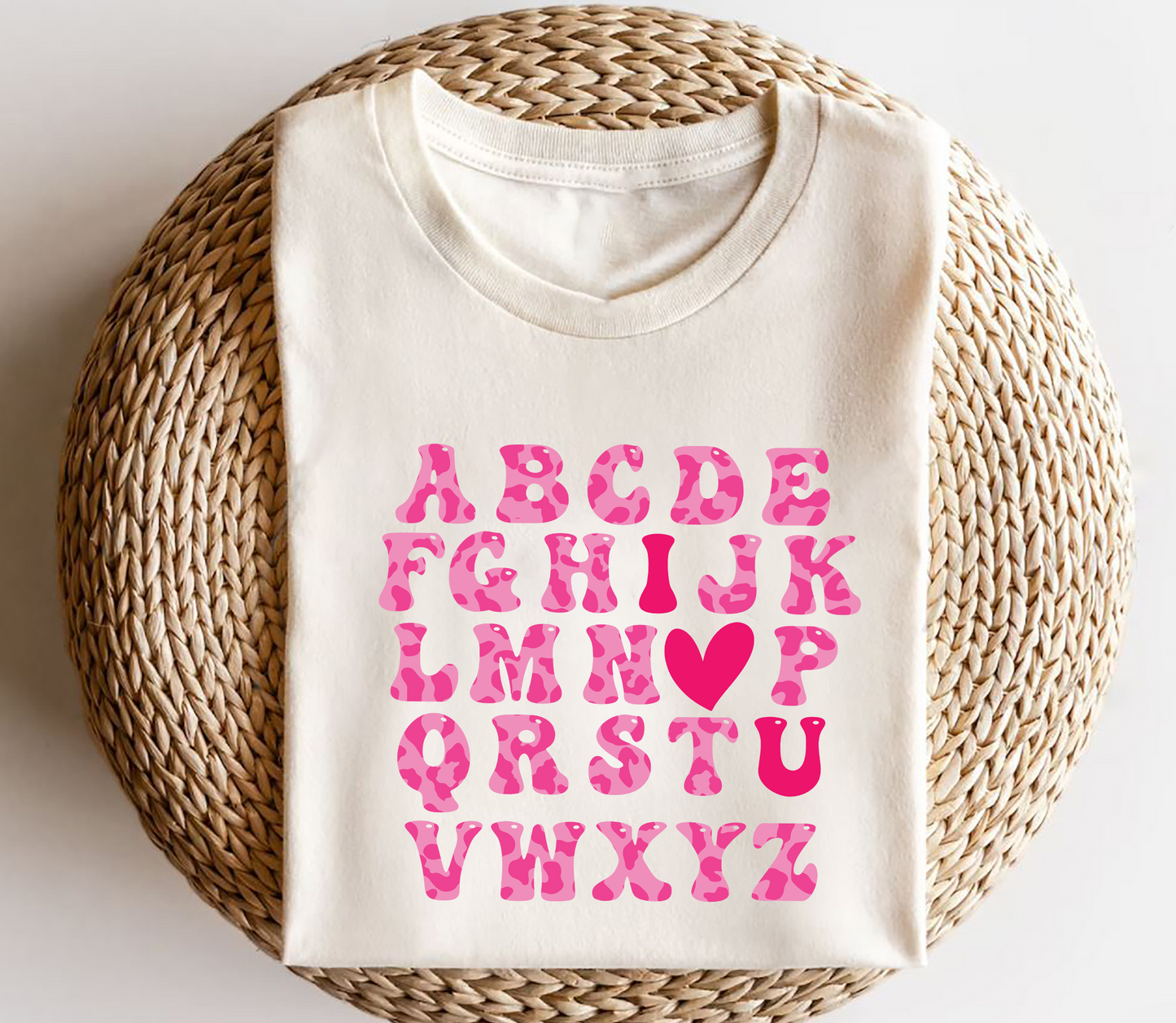 Valentine Leopard Alphabet I Love You Svg Png, Kids Valentines Svg, Love Alphabet Svg, Shirt design for Valentine's Day.,Layered SVG cut