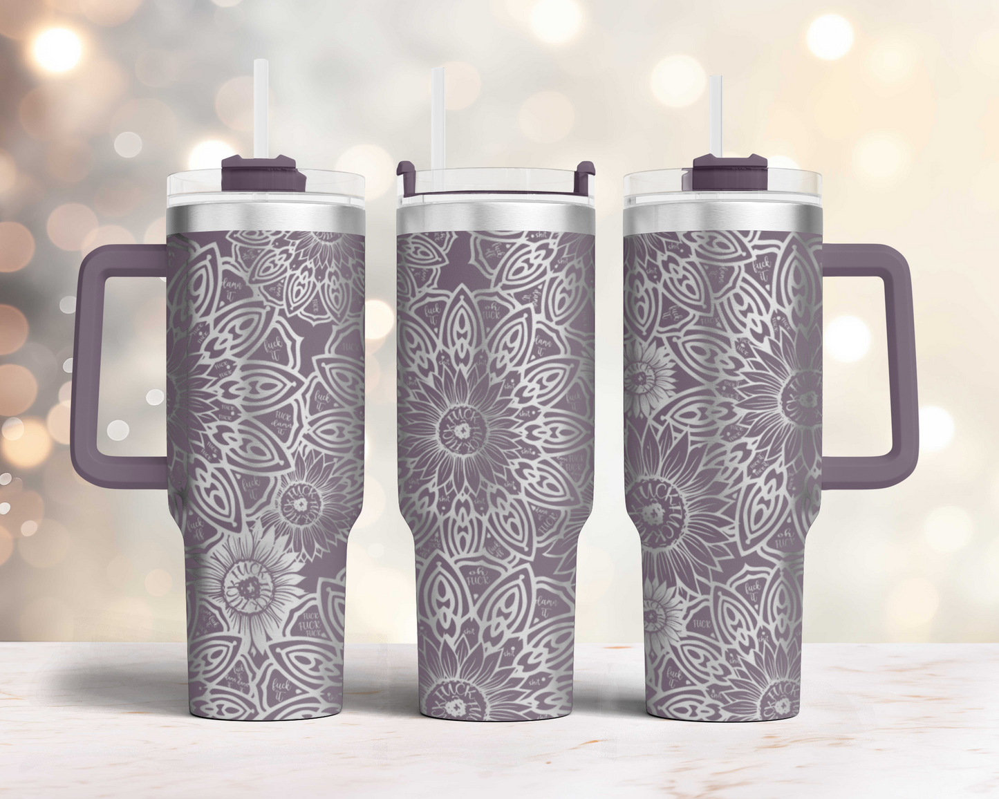 <p data-mce-fragment="1">Funny Cuss words mandala Sunflower 40oz Tumbler Laser Engraved Full Wrap Seamless Design, SVG Laser PNG sublimation<br></p> <p data-mce-fragment="1"> </p>