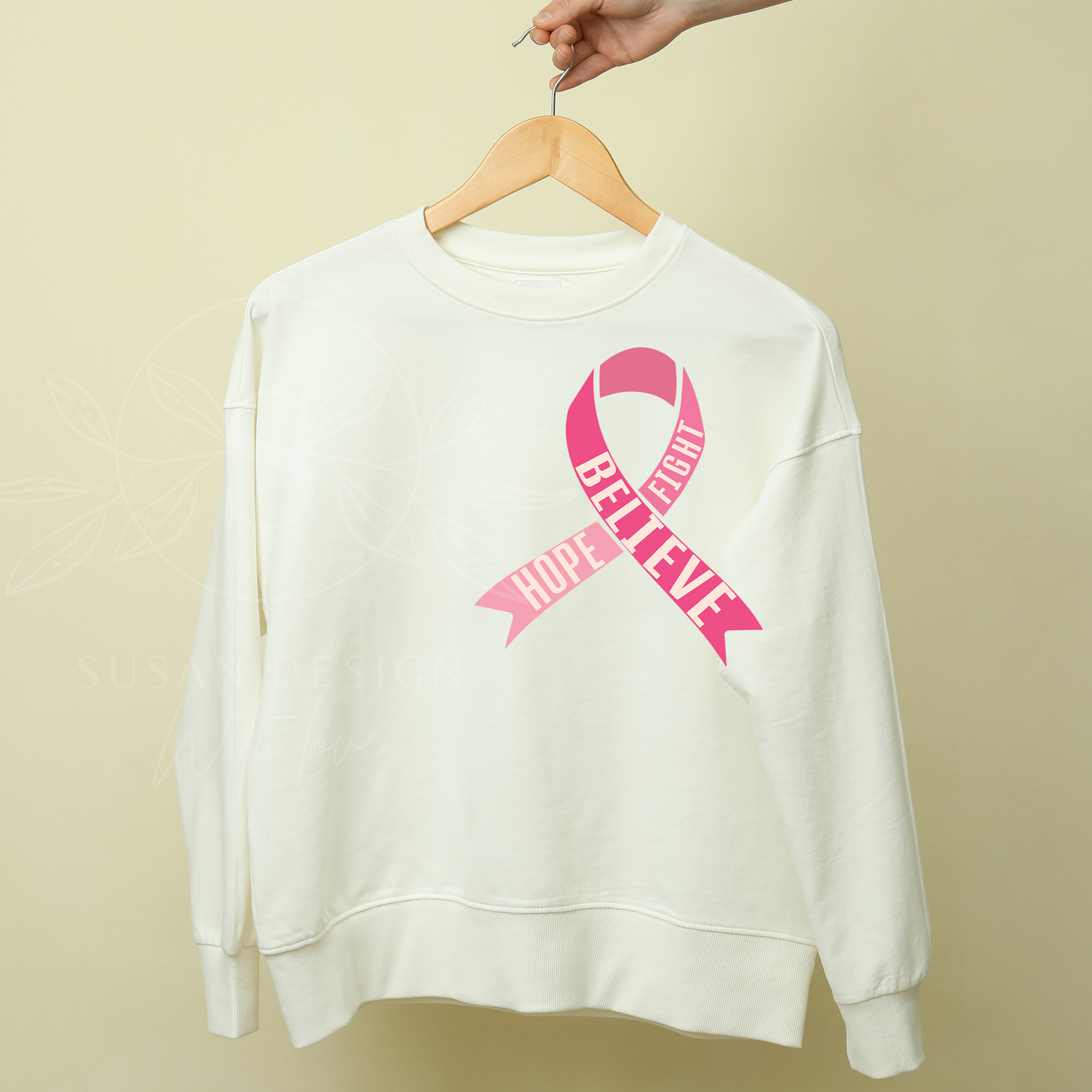 Breast Cancer Survivor SVG bundle, Pink ribbon, Hope fight believe svg, Funny Cancer Awareness, svg file for cricut, PNG sublimation tshirt