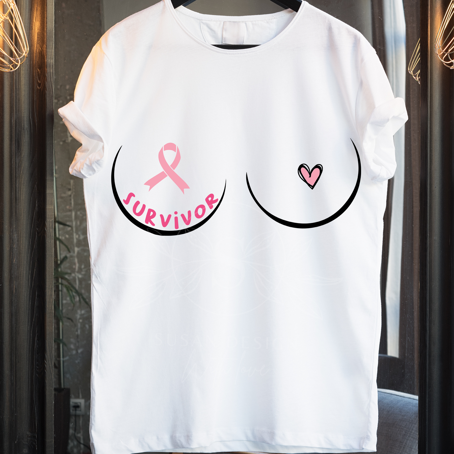 Breast Cancer Survivor SVG bundle, Fuck Cancer SVG, Funny Cancer Awareness, svg file for cricut, PNG sublimation tshirt