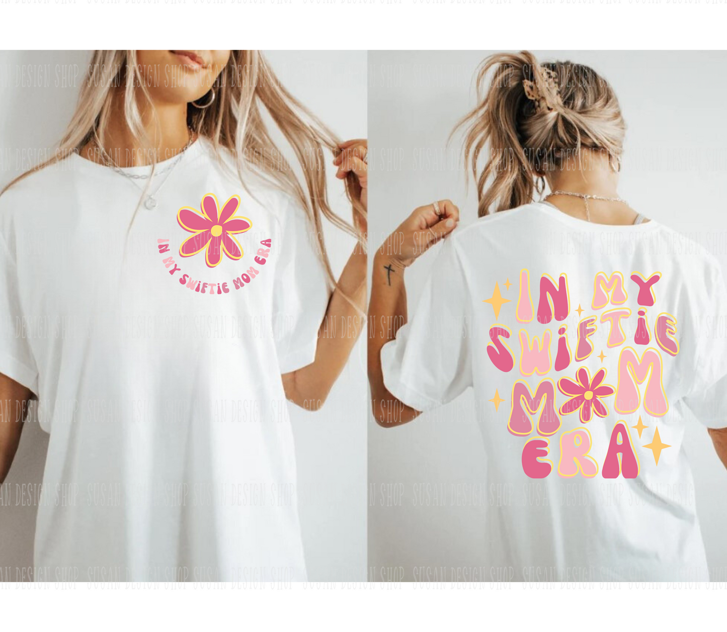 In my swiftie mom era SVG and PNG, Back and front design