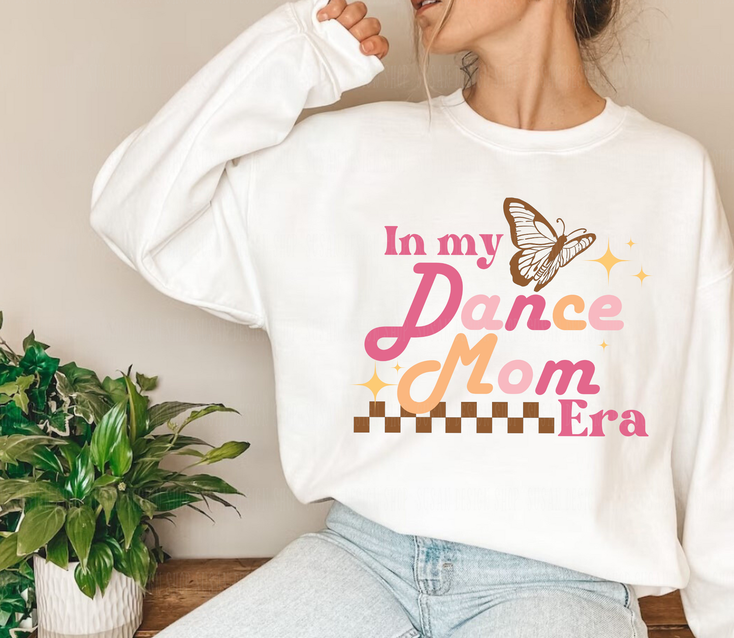 Smile In My Dance Mom Era SVG, Dance Mom Shirt Svg, Svg file for cricut, Png sublimation Back and front design