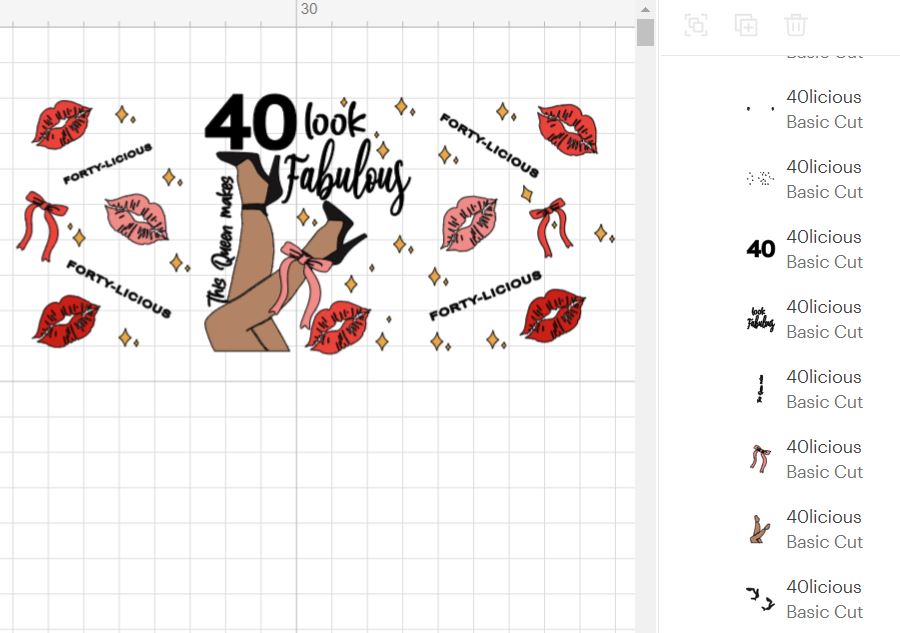 40th birthday svg, forty fabulous, my birthday svg, 16oz Libbey glass can wrap, bundle for men women, SVG cutting file for Cricut, PNG sublimation, Layered SVG
