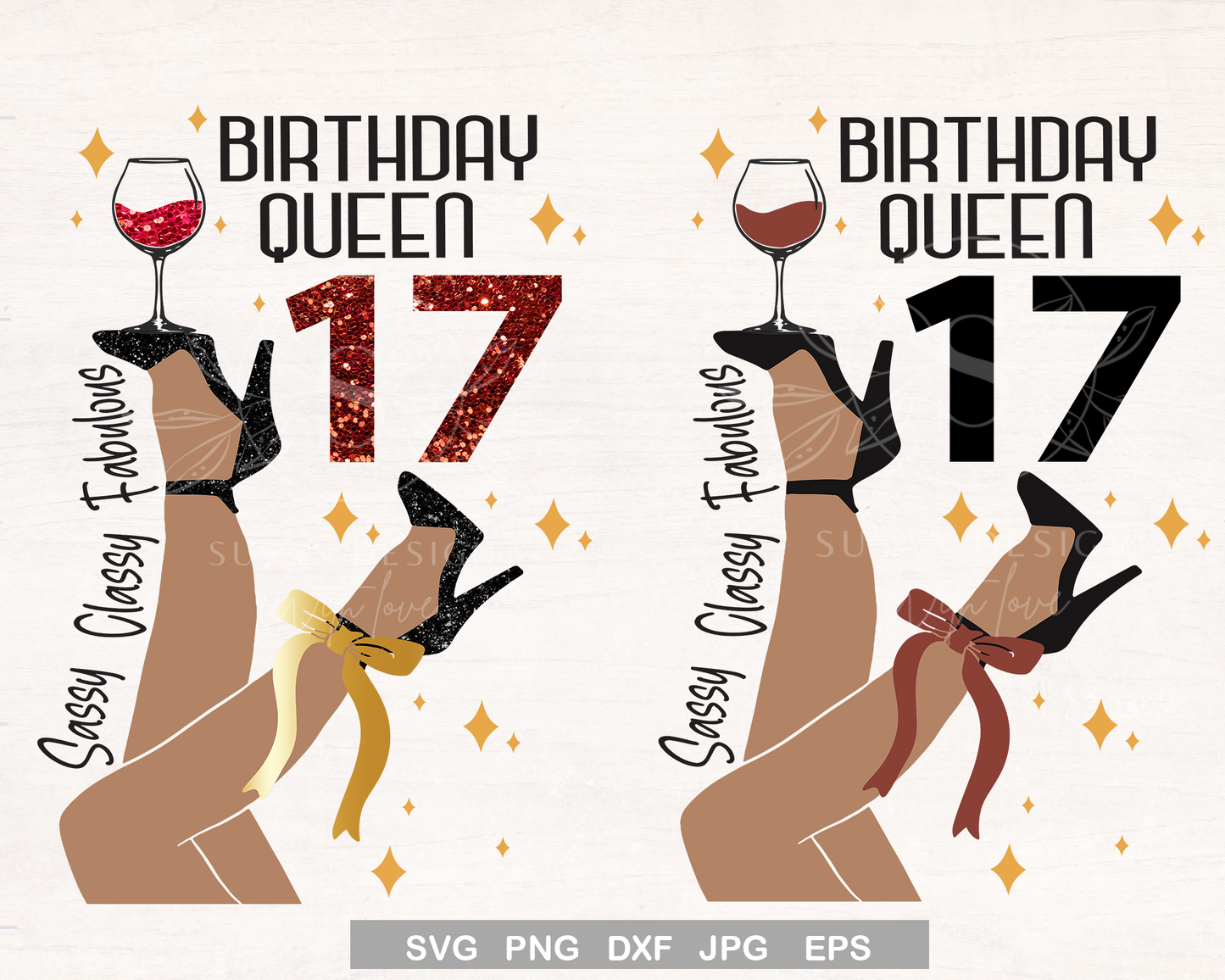 17 Birthday Queen SVG