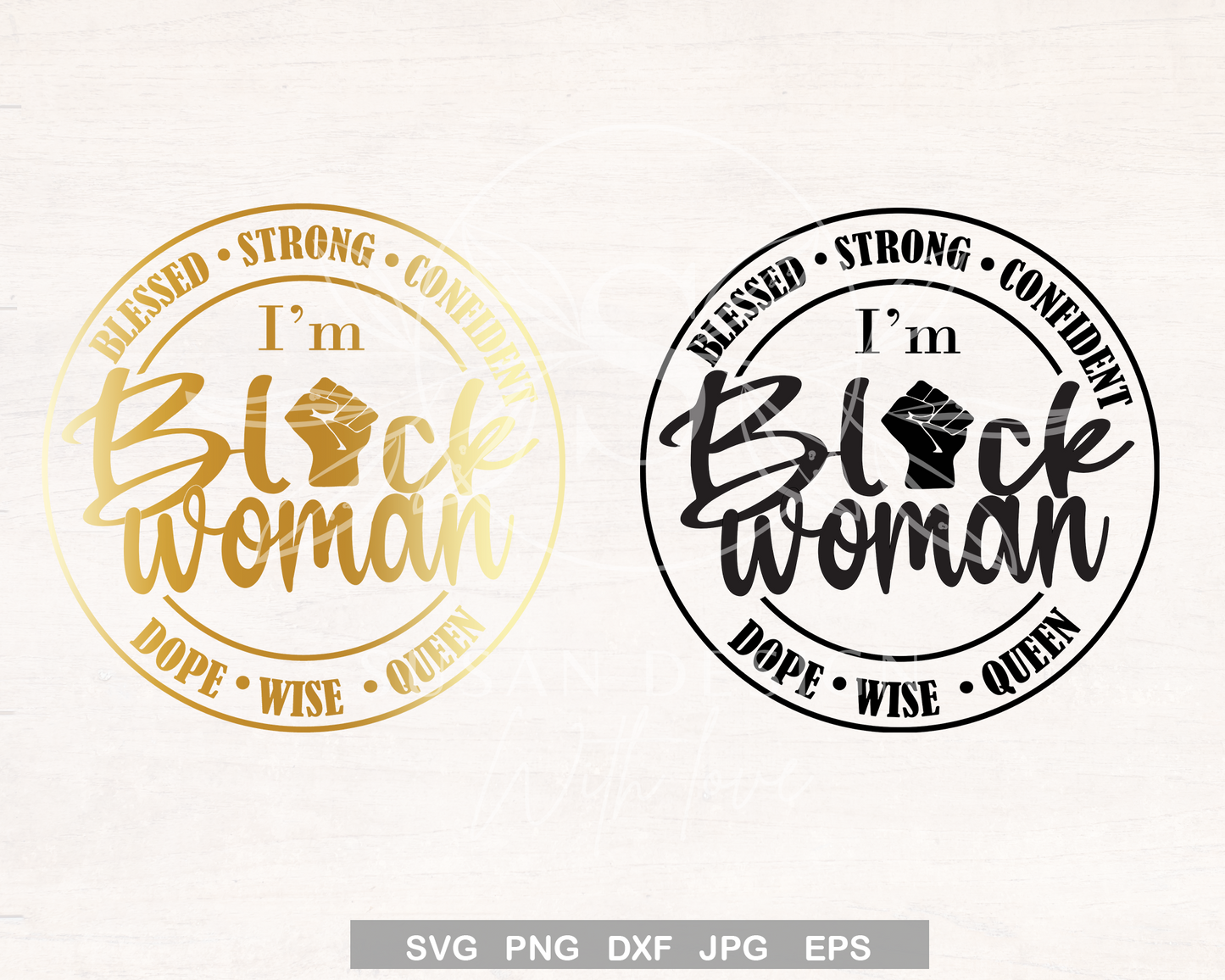 I'm a Black Woman SVG file for Cricut shirt design, Blacknificent