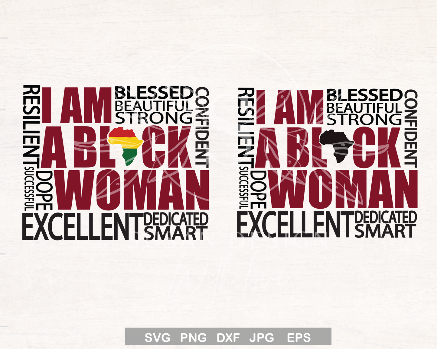 I'm a Black Woman SVG file for cricut shirt design , Black History Month