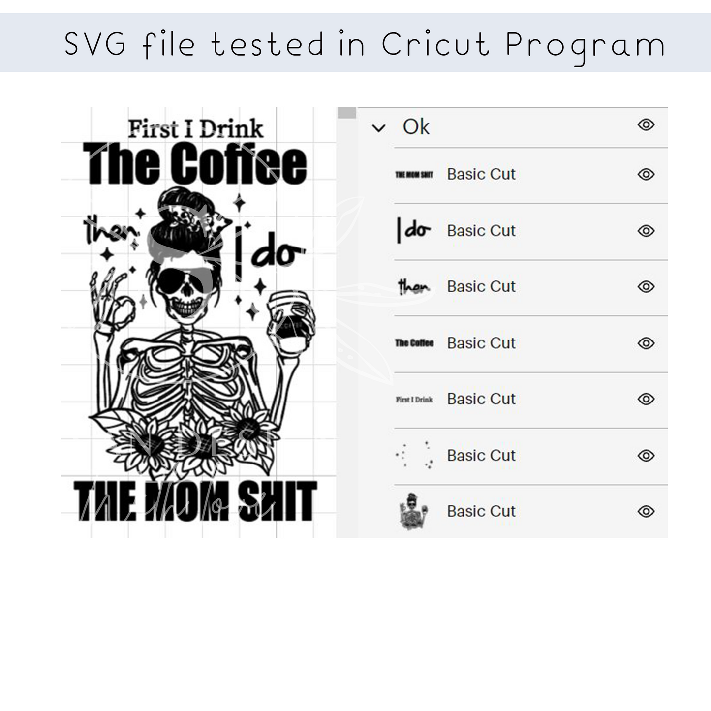 First I drink the Coffee then I Do the Mom Shit OK, Mom lifes SVG