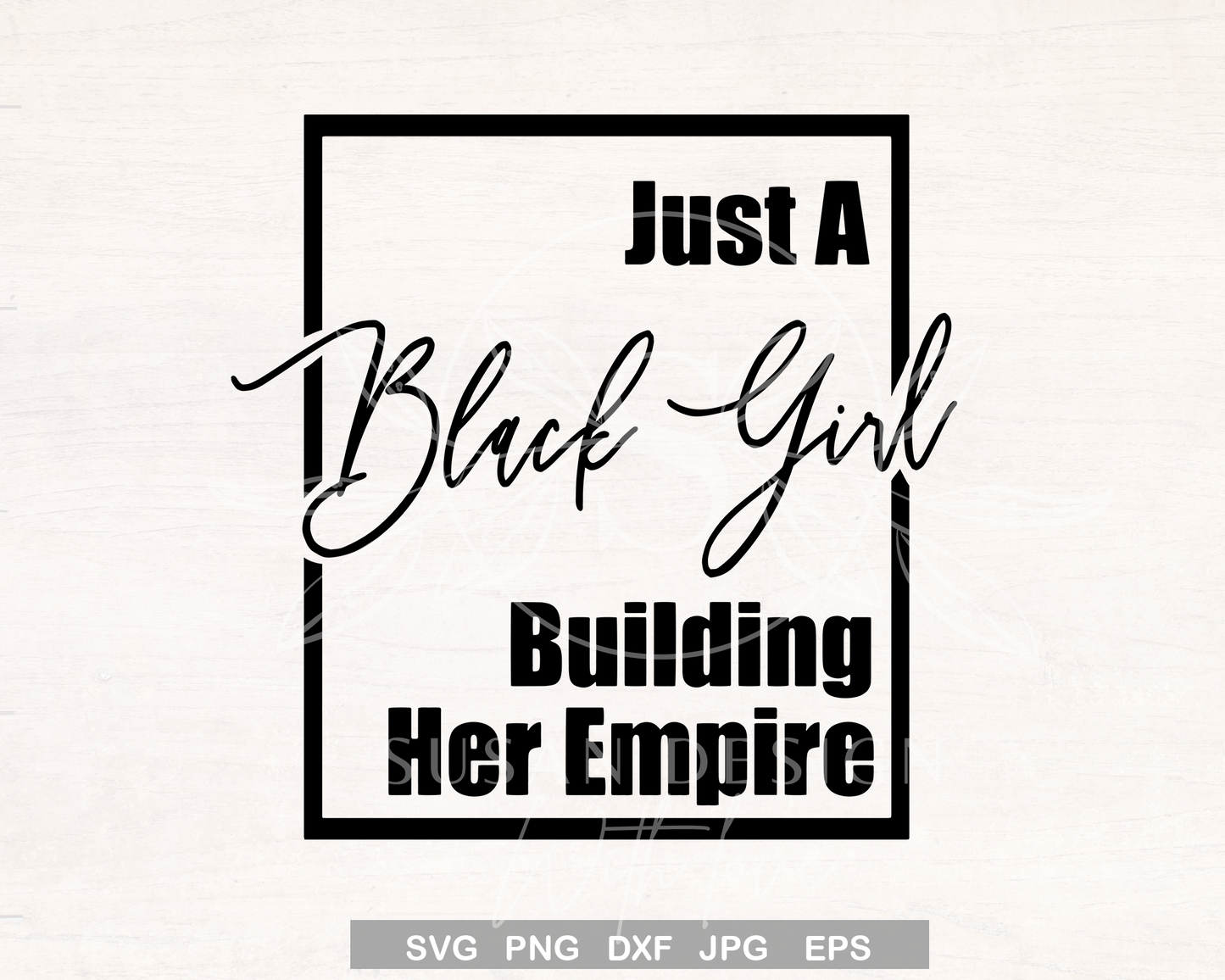 Black Girl Business owner, Black Owned Business SVG file for Cricut