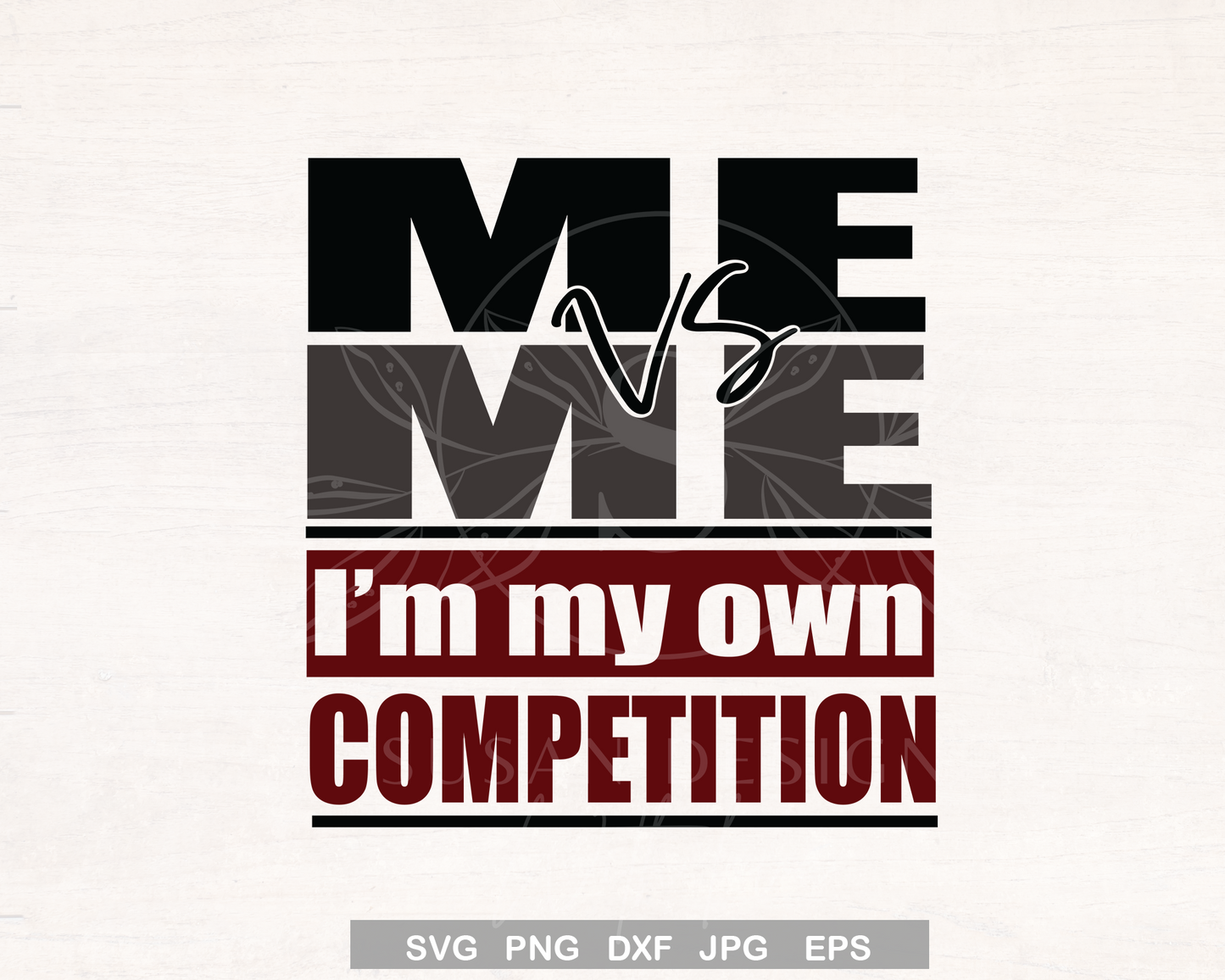 ME vs ME, entrepreneur svg file for Cricut short design