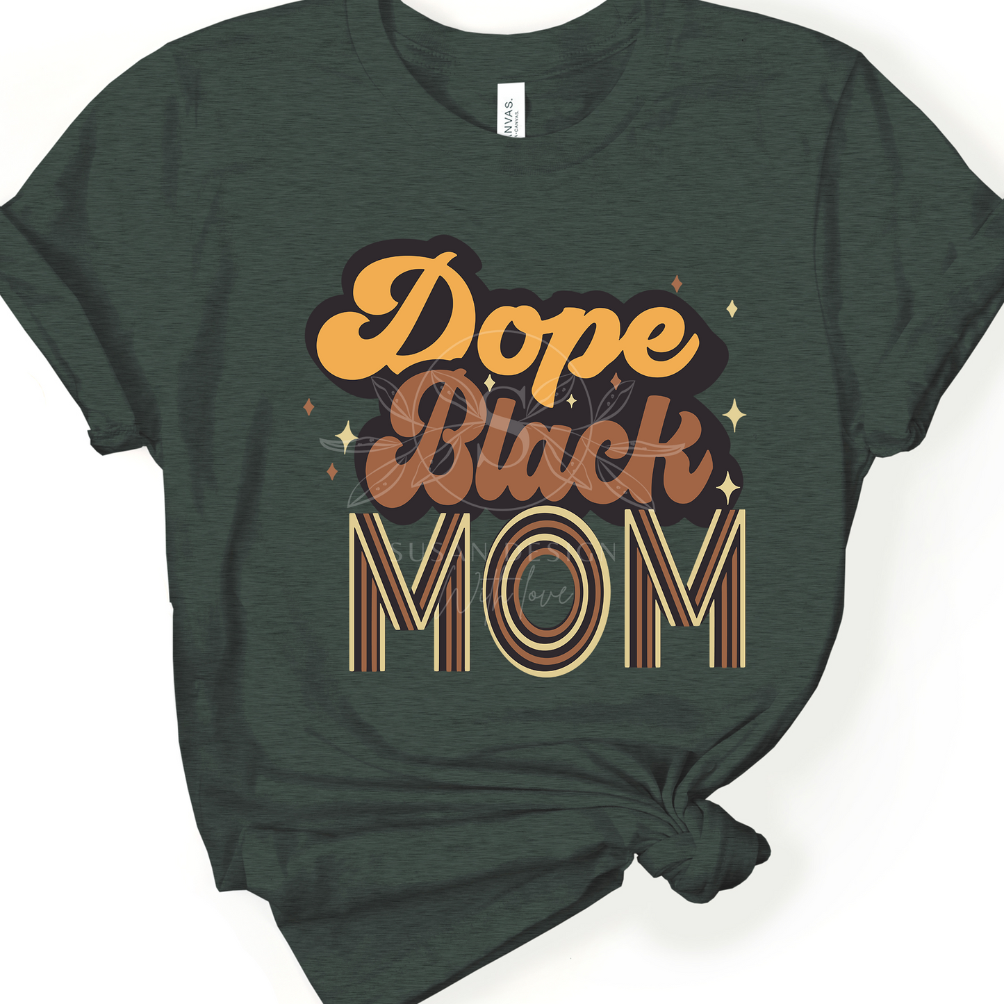 Dope Black Mom SVG Tshirt design