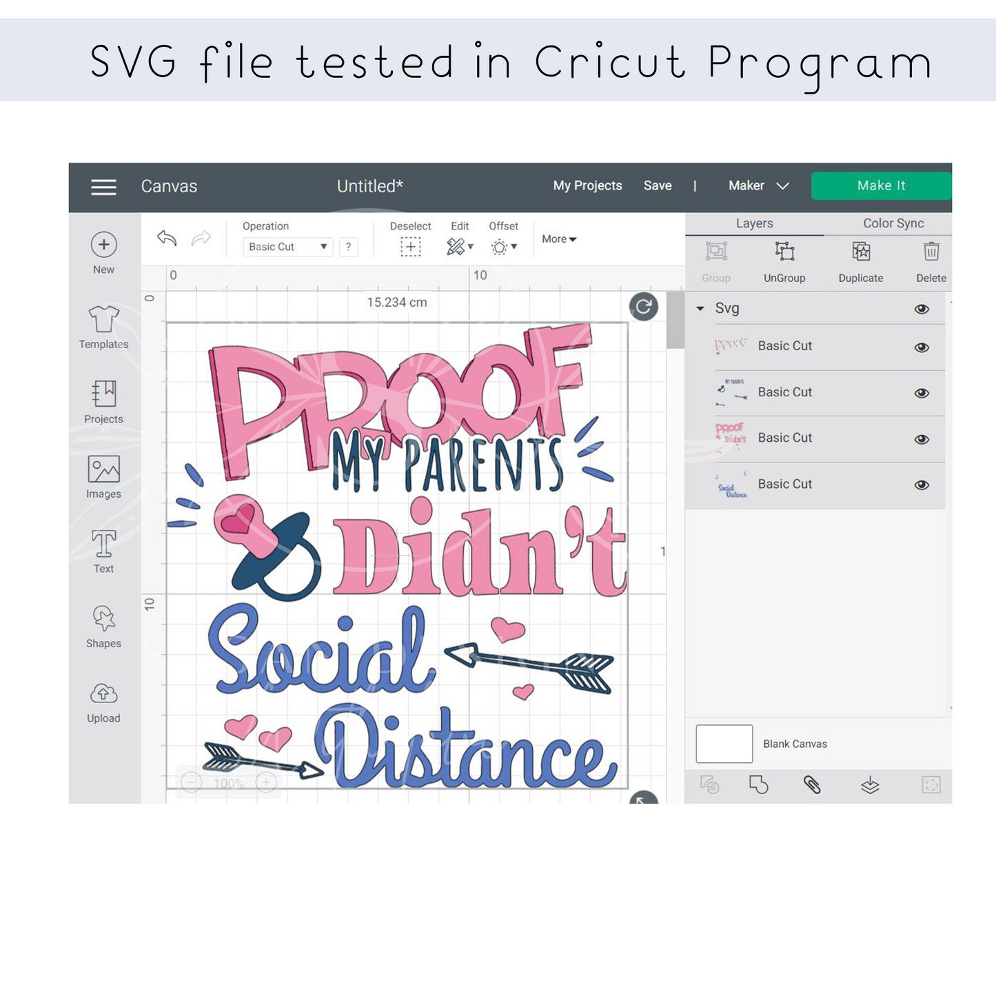 Proof my parnt didn't social distance, Baby Shower svg