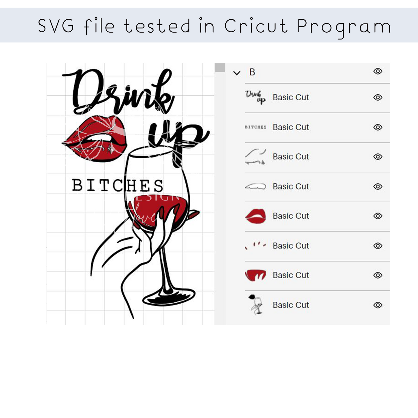 Drink Up Bitches, Wine Sayings, day drinking SVG files for Cricut