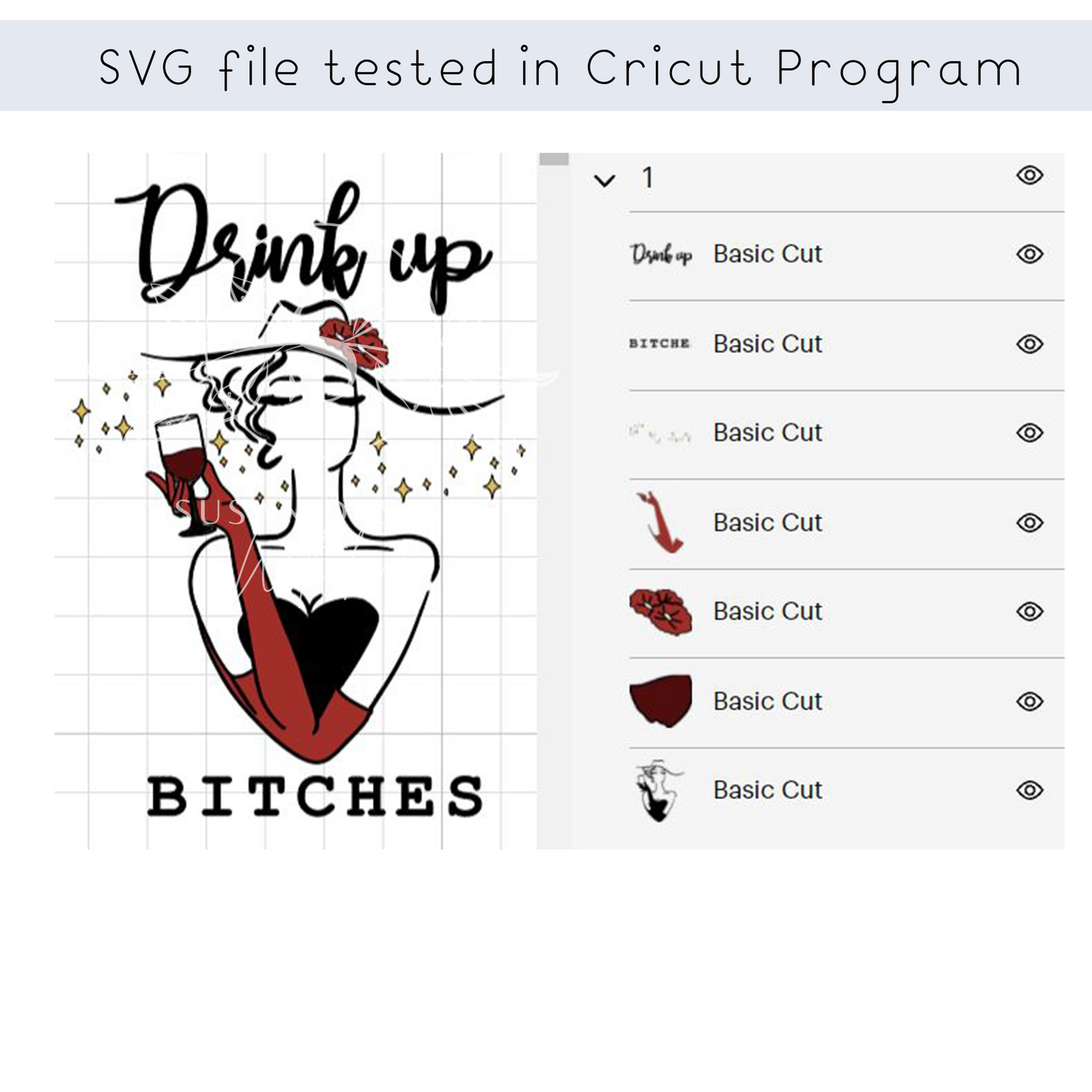 Woman Drink Up Bitches, Wine Sayings SVG