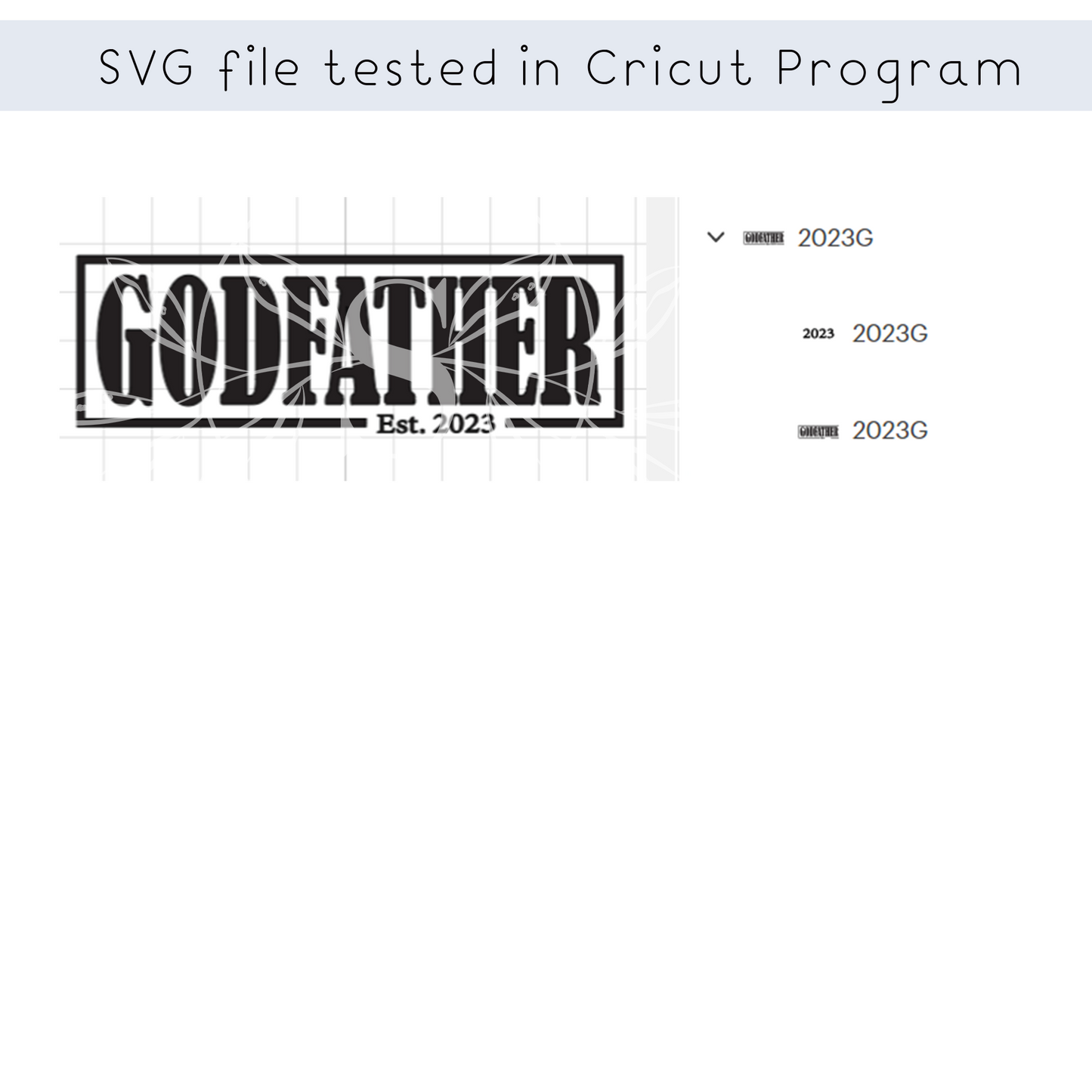 Promoted to Godfather Est. 2023, Christening SVG