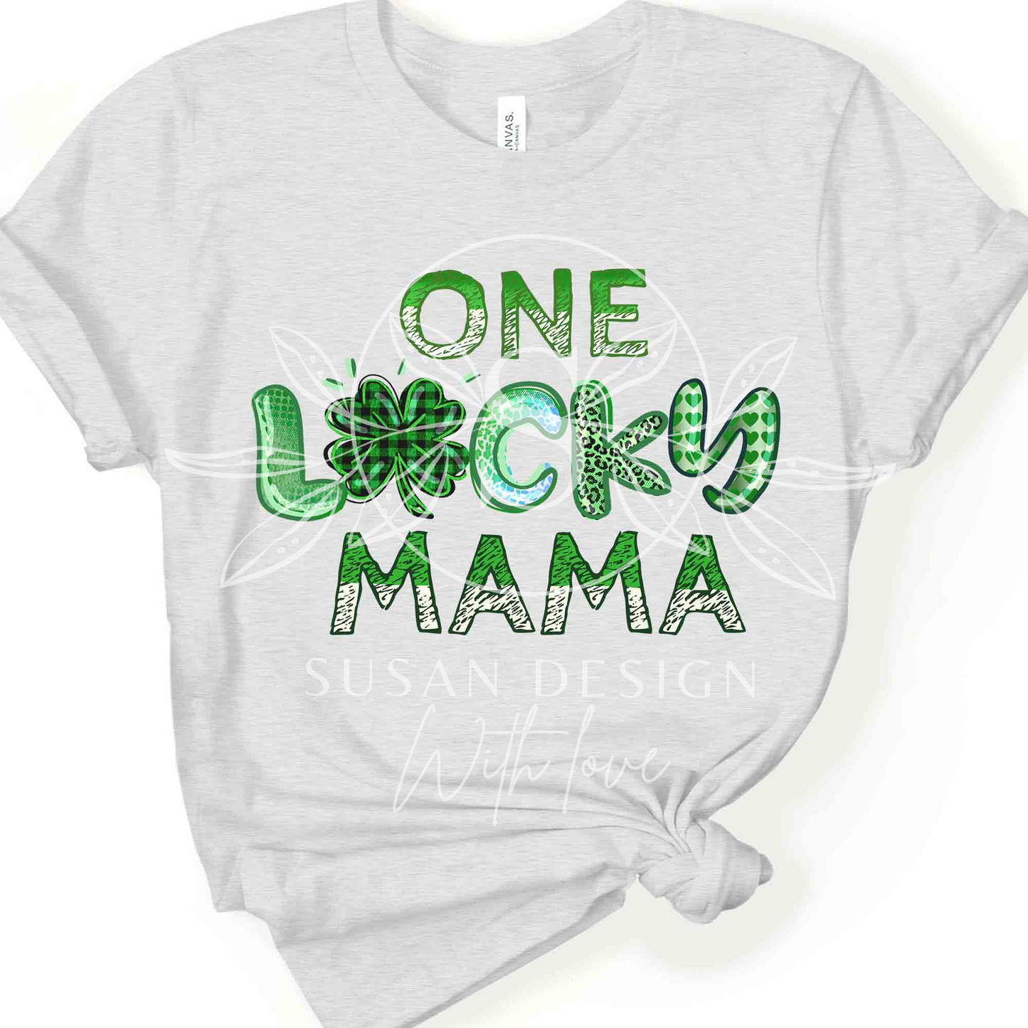 One Lucky Mama PNG Sublimation, St Patricks Day