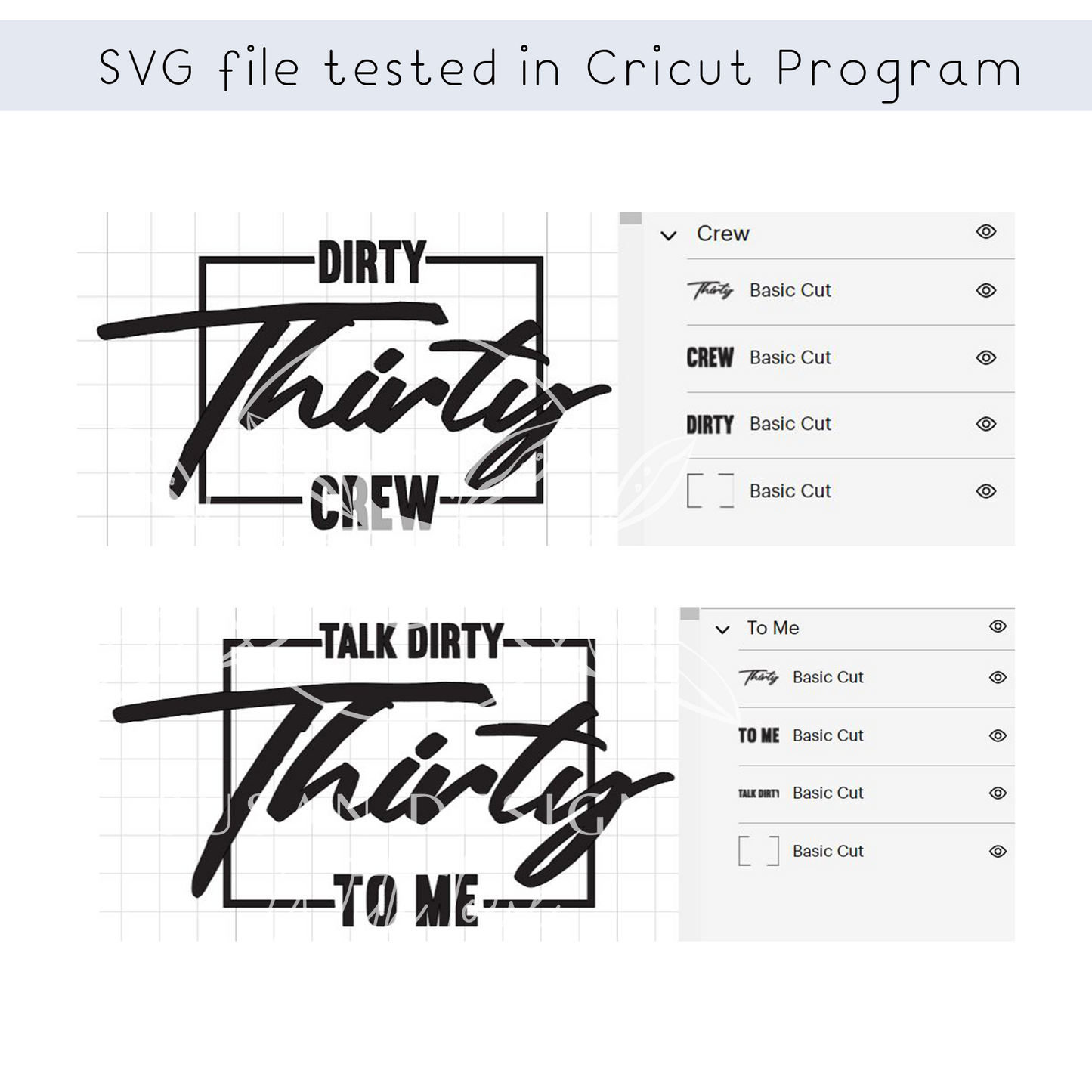 Dirty Thirty Crew, 30 Birthday Girl SVG