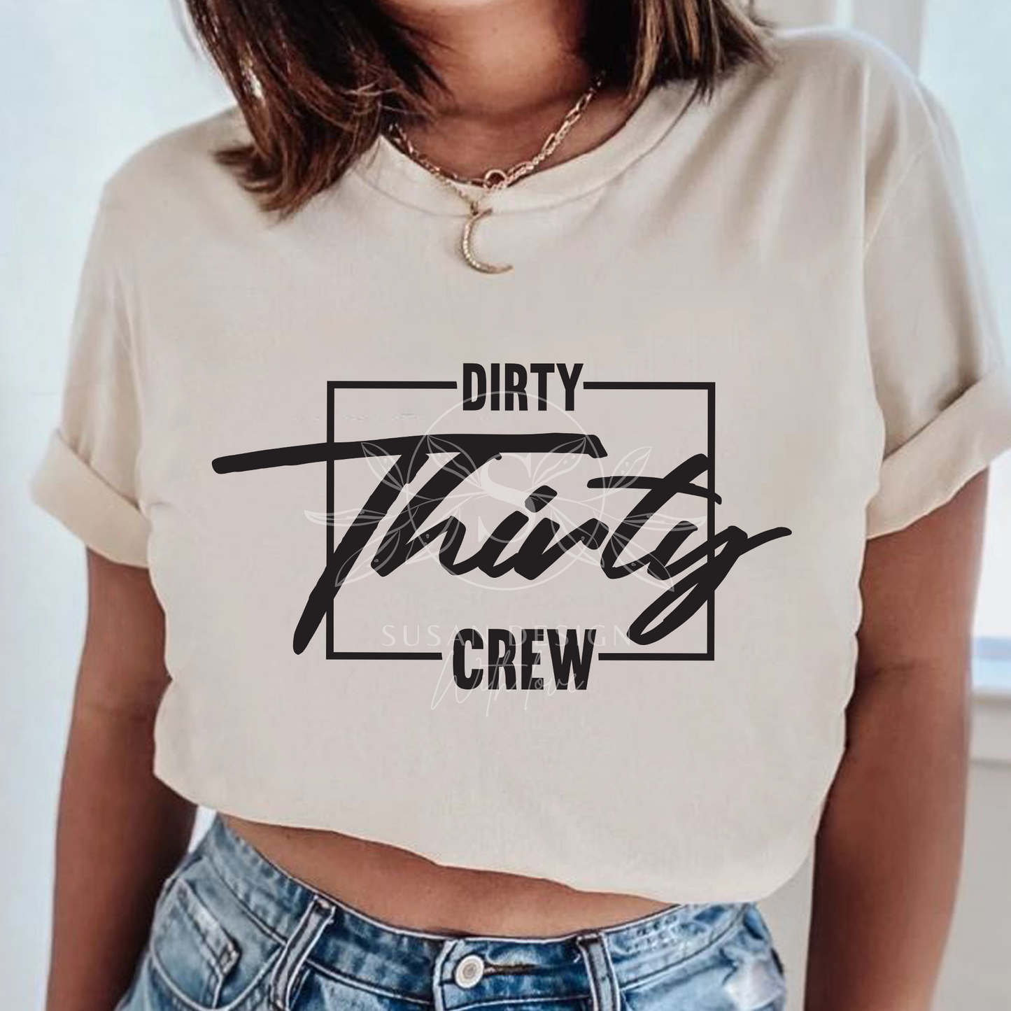 Dirty Thirty Crew, 30 Birthday Girl SVG
