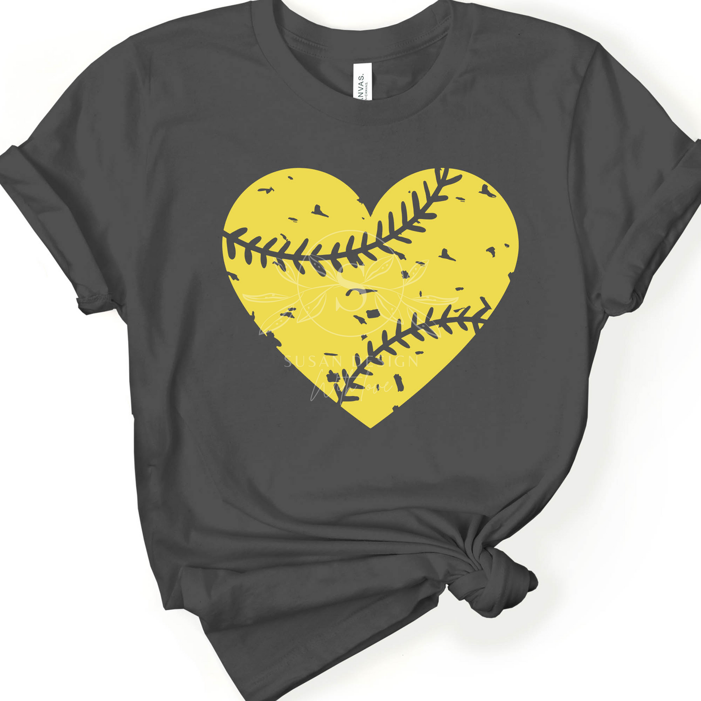 Softball Heart SVG Bundle