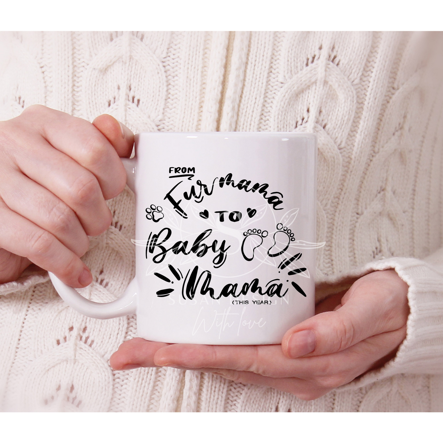From Fur Mama to Baby Mama, Pregnancy annoucements SVG