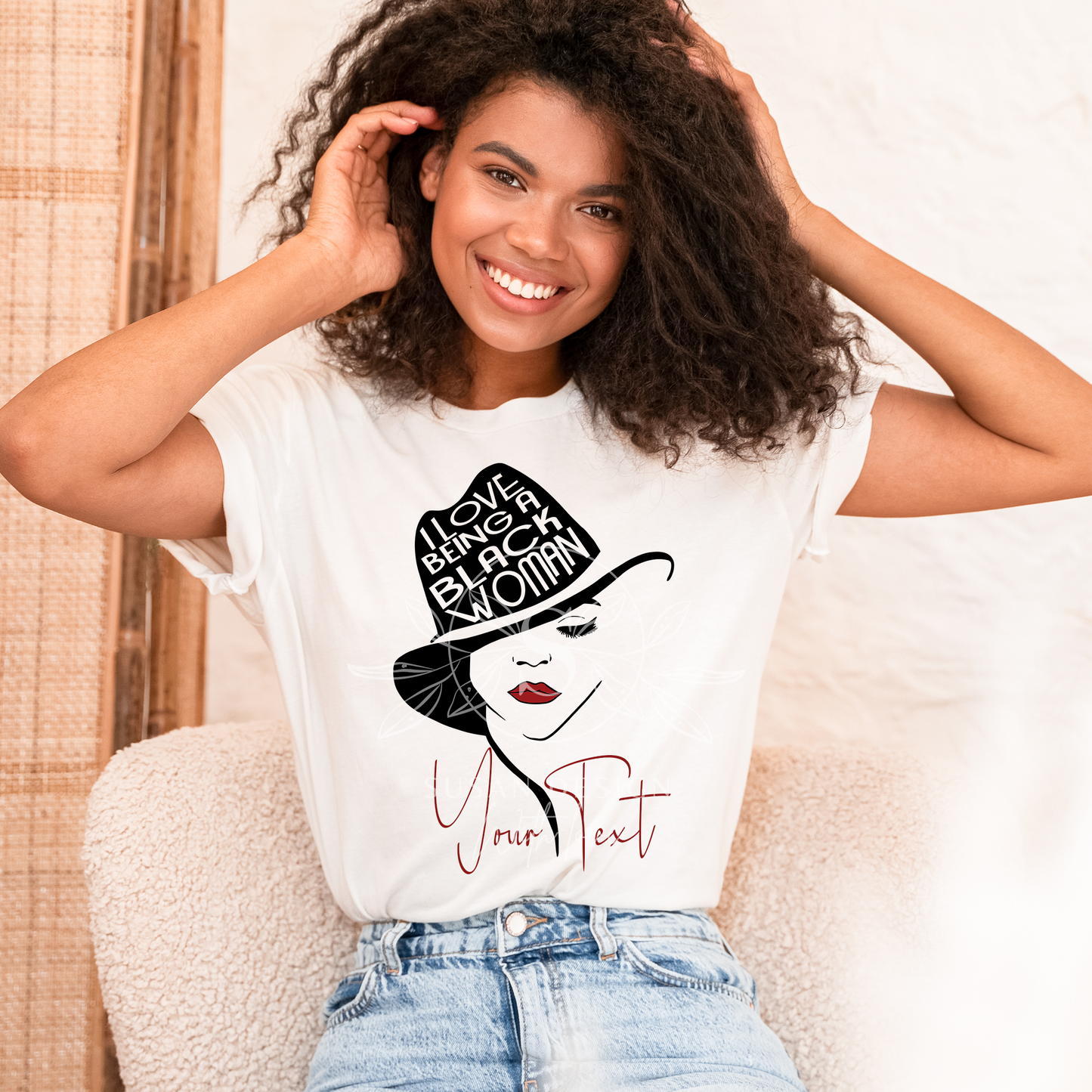 I love being black woman svg Tshirt design; african hat eyelash Woman svg