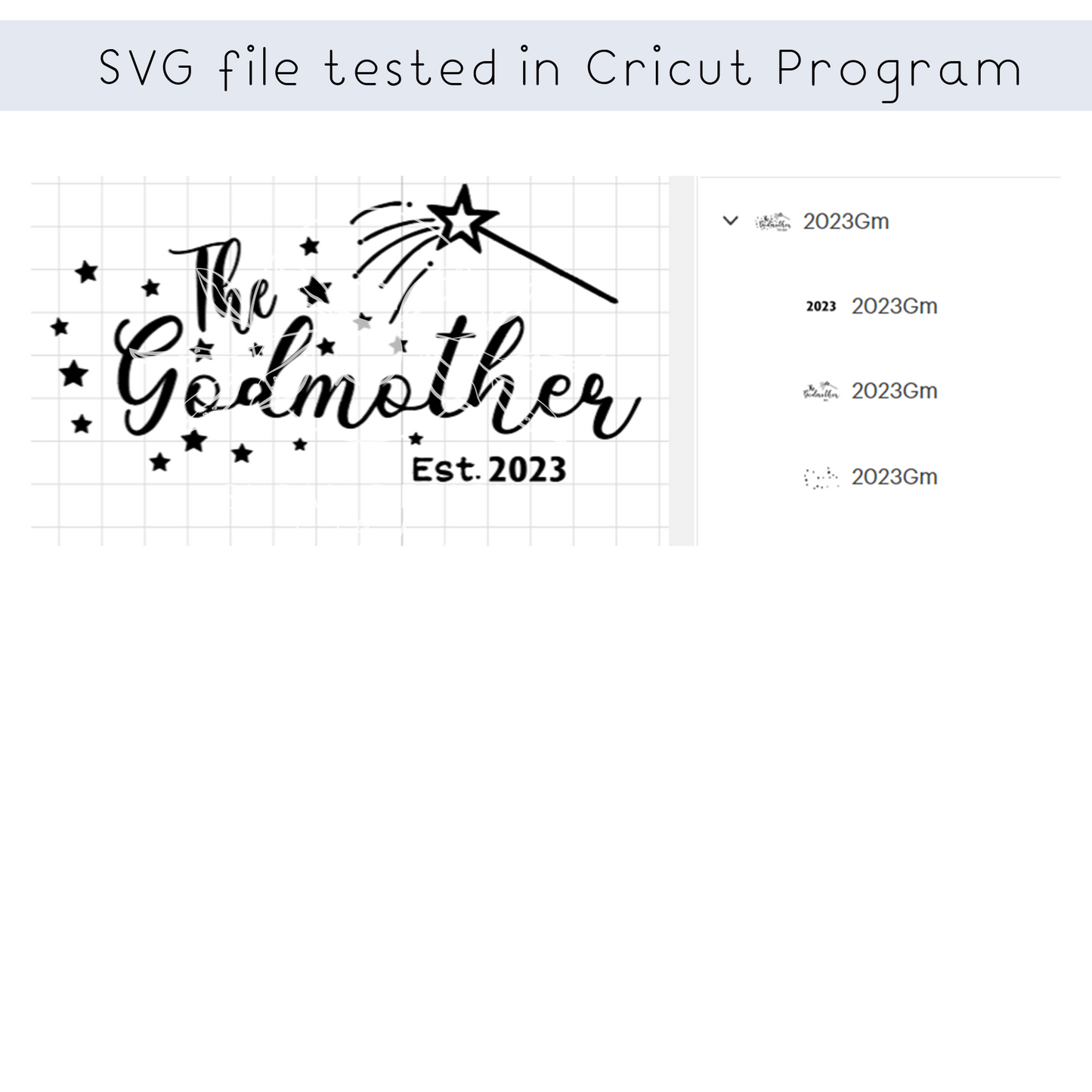 The Godmother Est. 2023 SVG