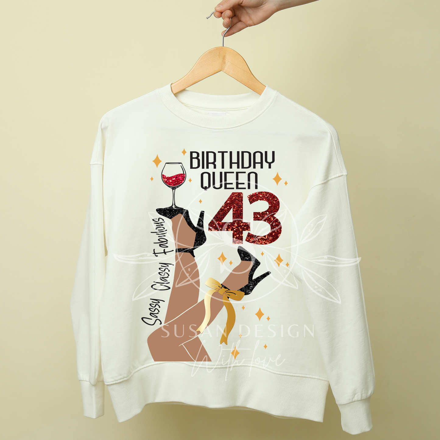 43 Birthday Queen SVG