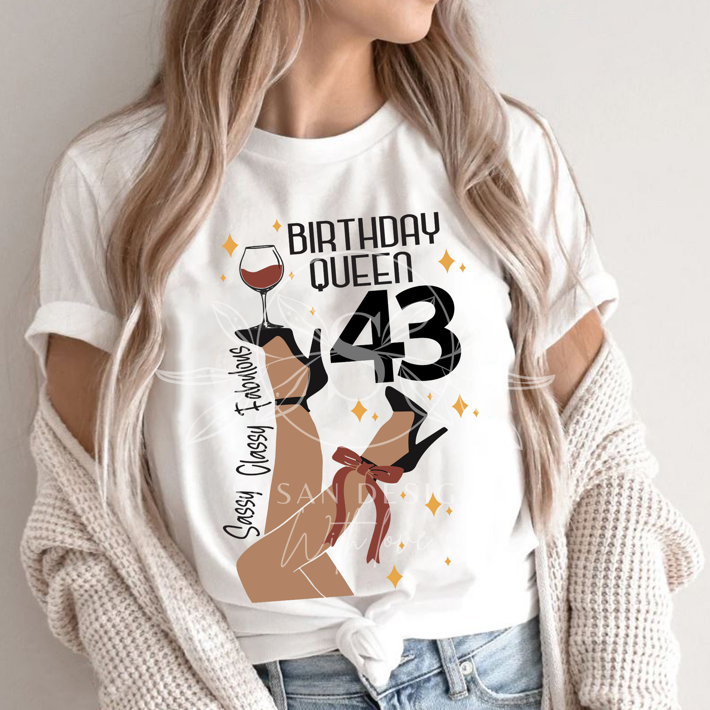 43 Birthday Queen SVG
