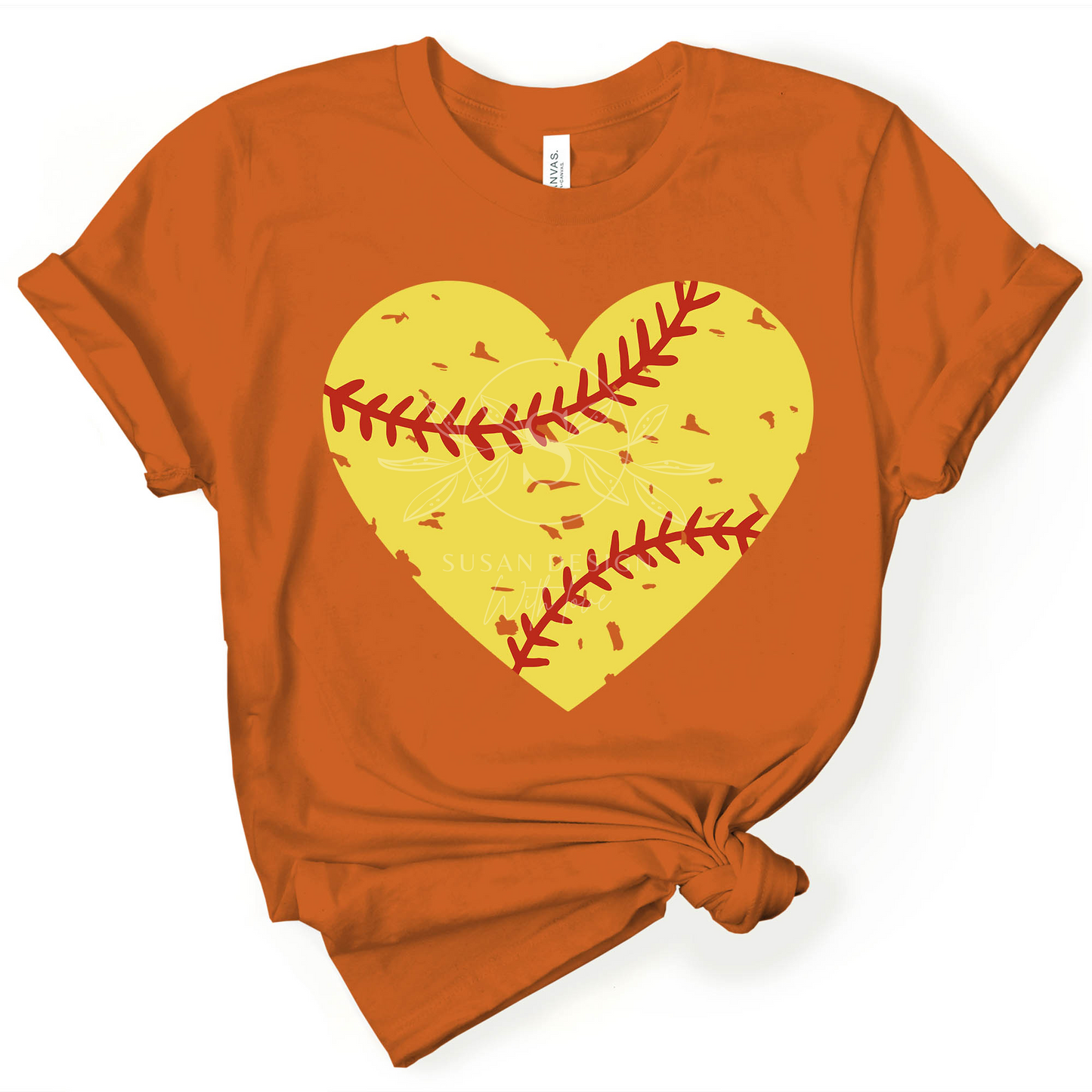Softball Heart SVG Bundle