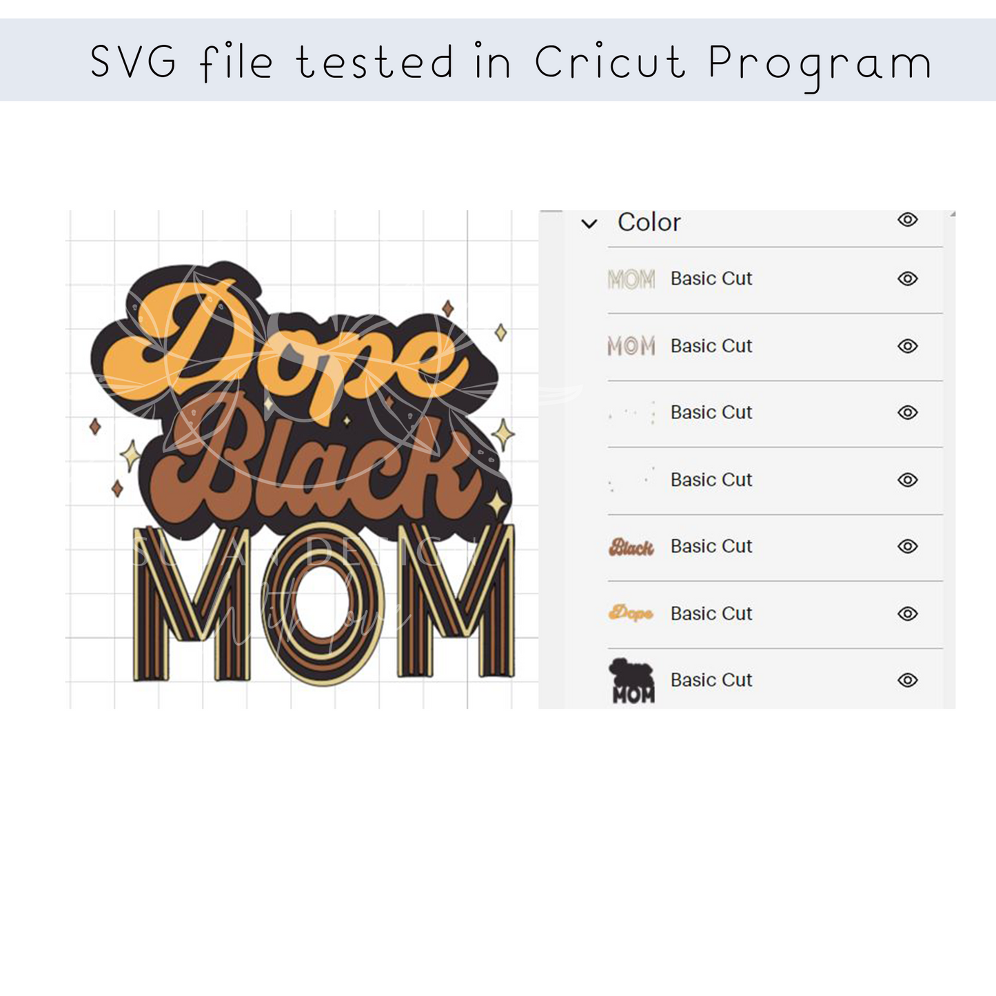 Dope Black Mom SVG files for Cricut, Black Boy Mom