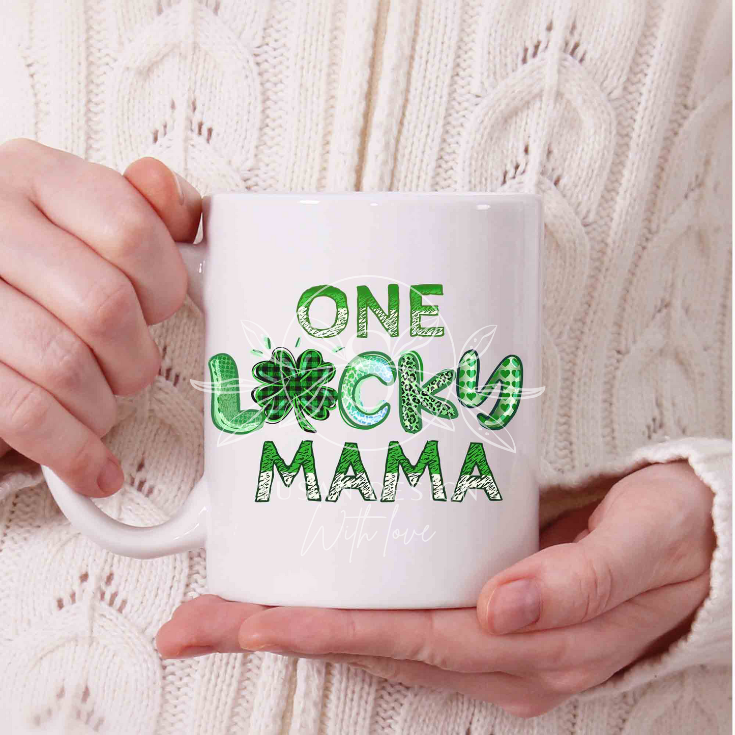 One Lucky Mama PNG Sublimation, St Patricks Day