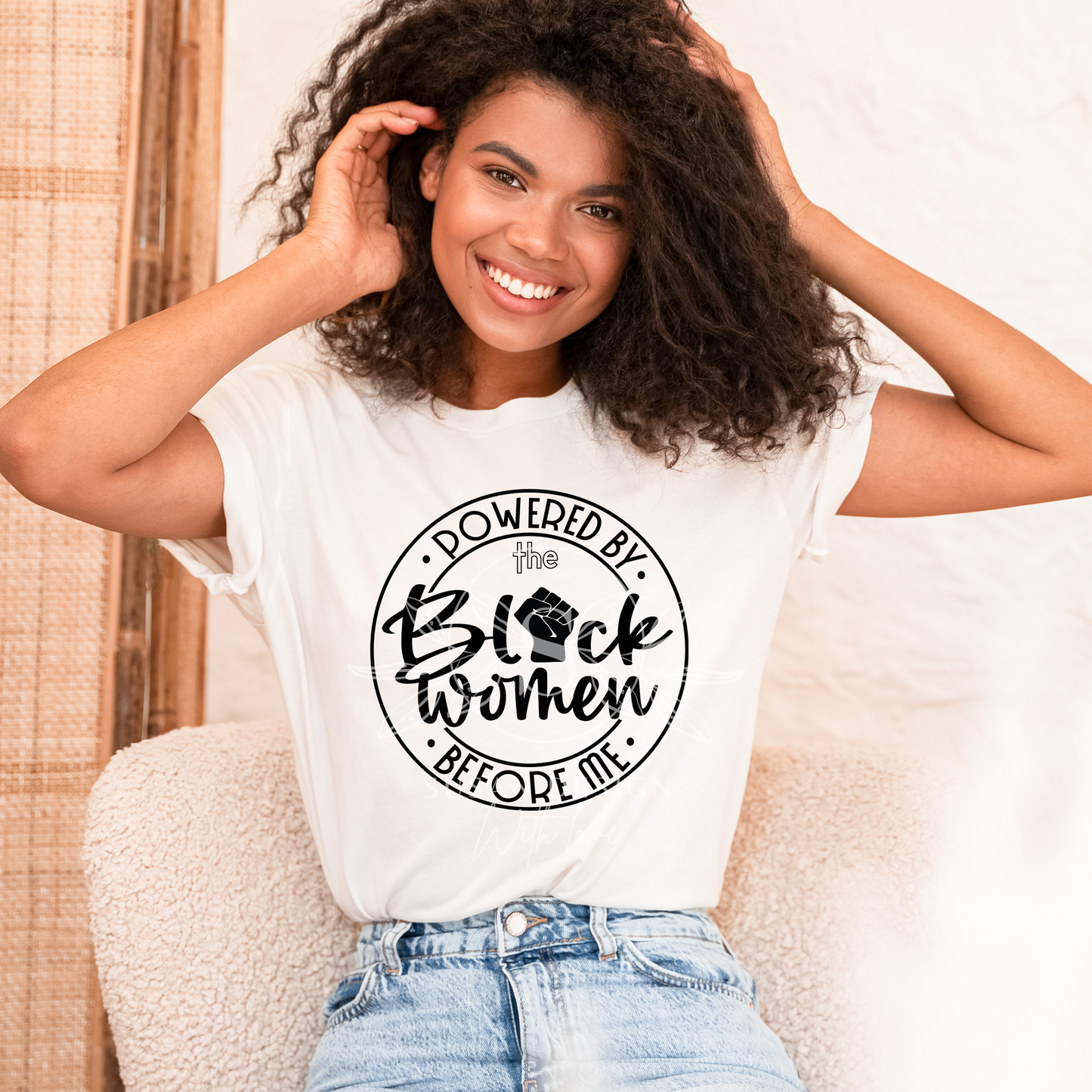 Powered By Black Women Before Me SVG file for Cricut, Black History