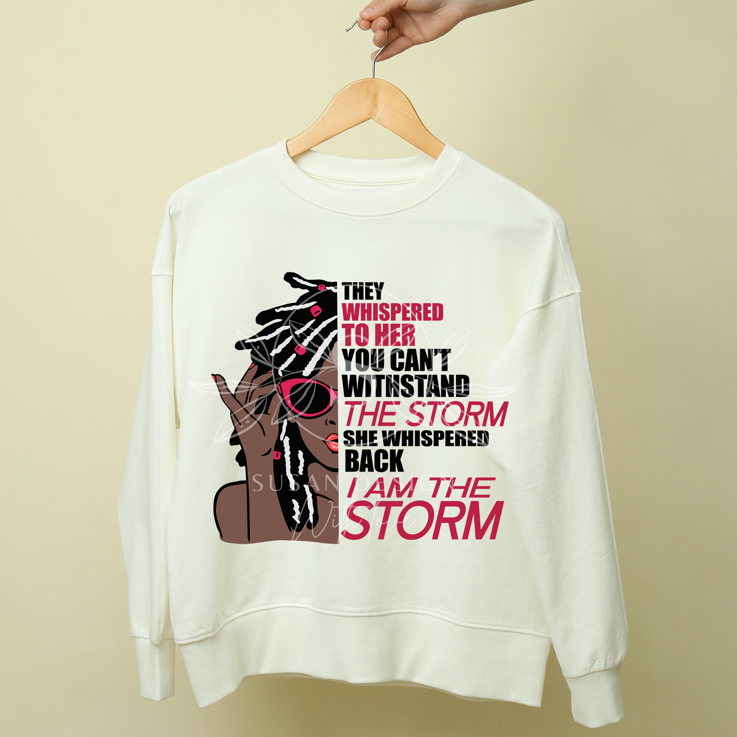 I'm the Storm SVG Bundle for black woman, African American design for T-shirt, sweater
