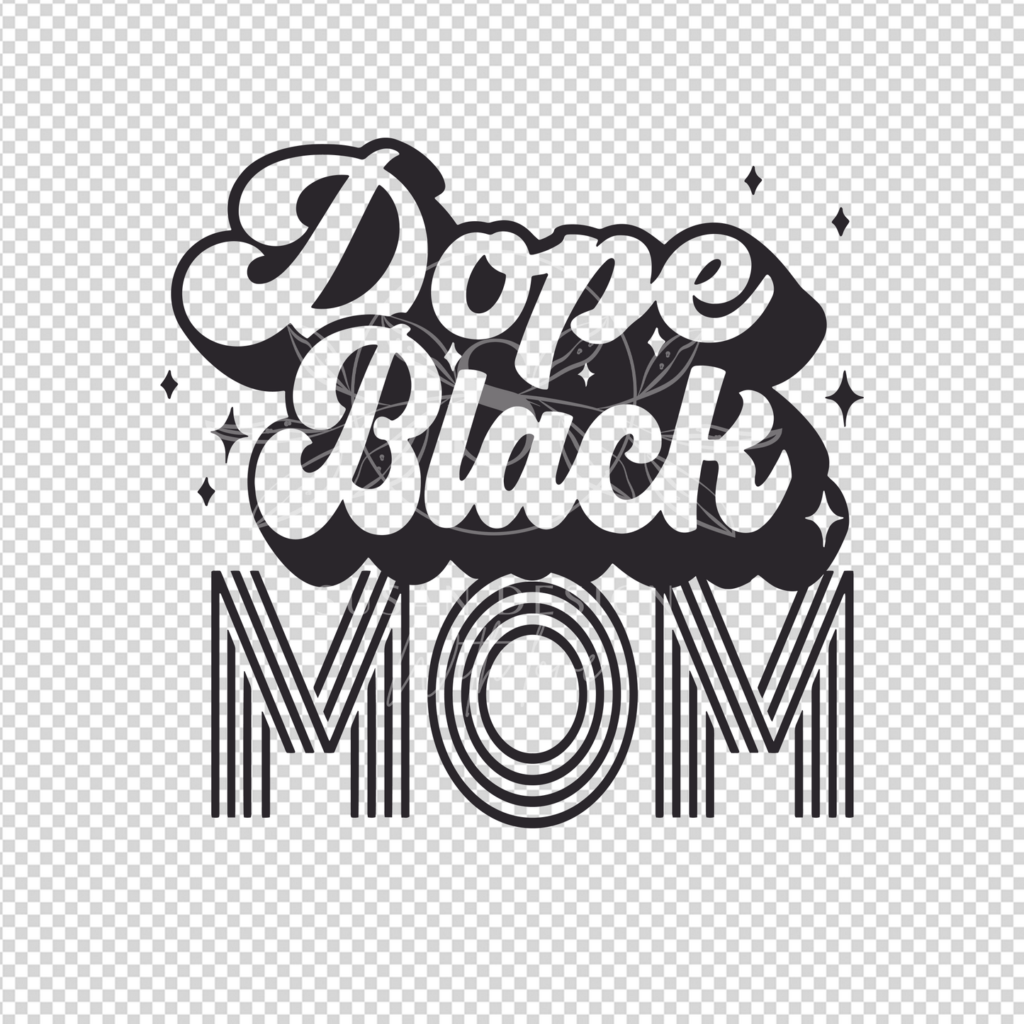 Dope Black Mom SVG, Black Boy Mom design