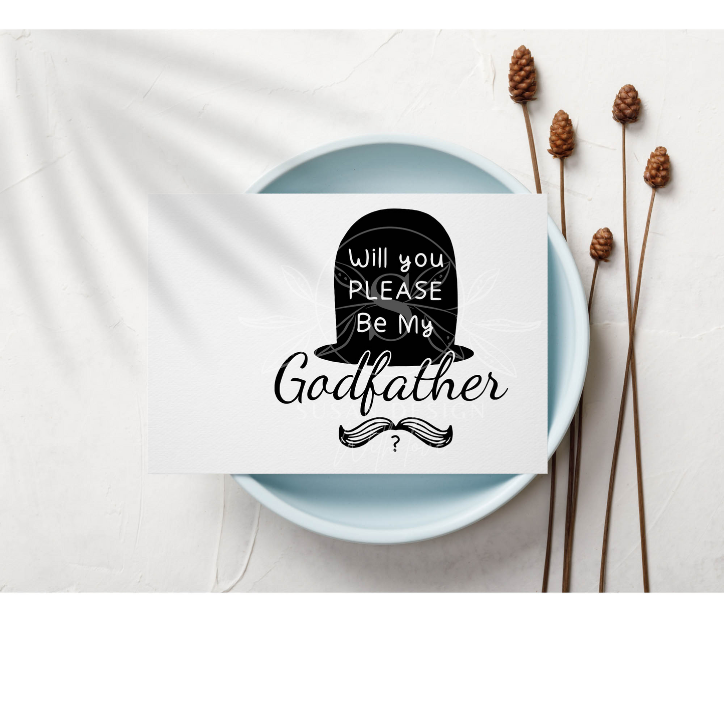 Godfather Proposal, Christening SVG