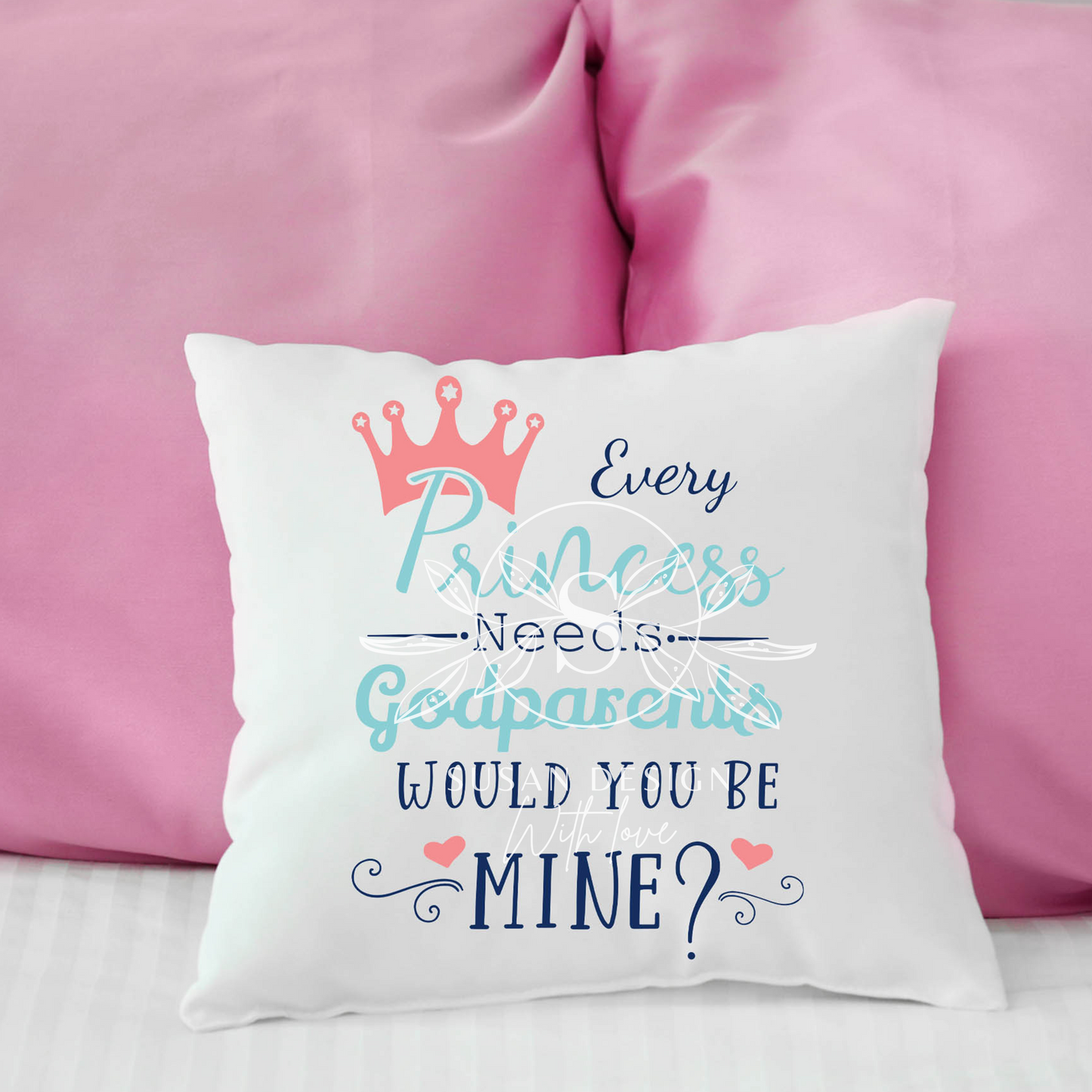Baby Boy and Baby Girl Christening SVG Godparents