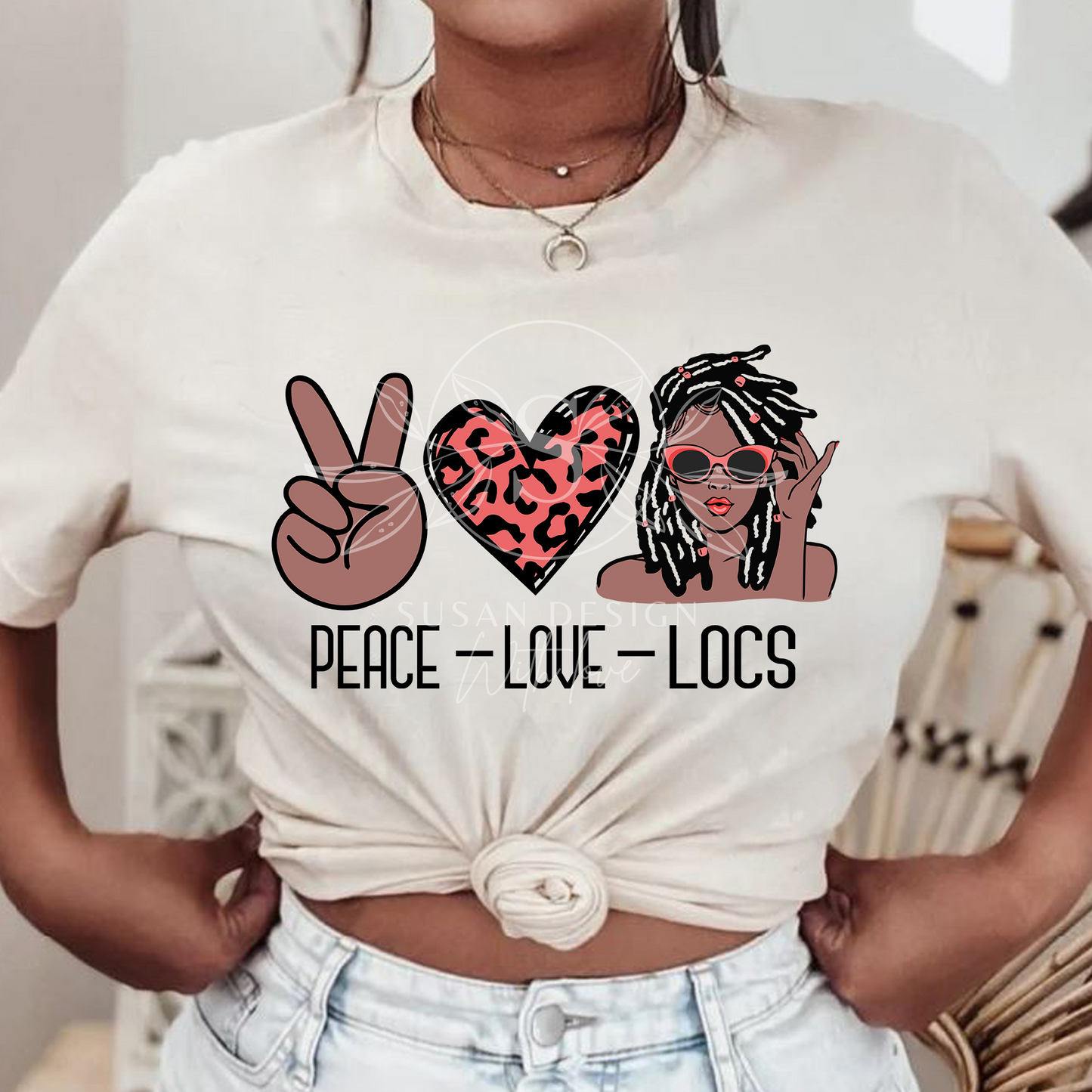 Peace love Locs SVG files for Cricut designs for T-shirt