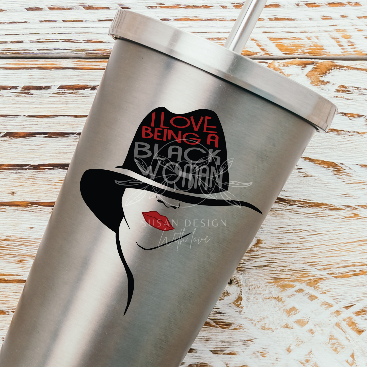 I Love Being Black Woman SVG PNG tumbler sublimation bundle, Fashioned Hat
