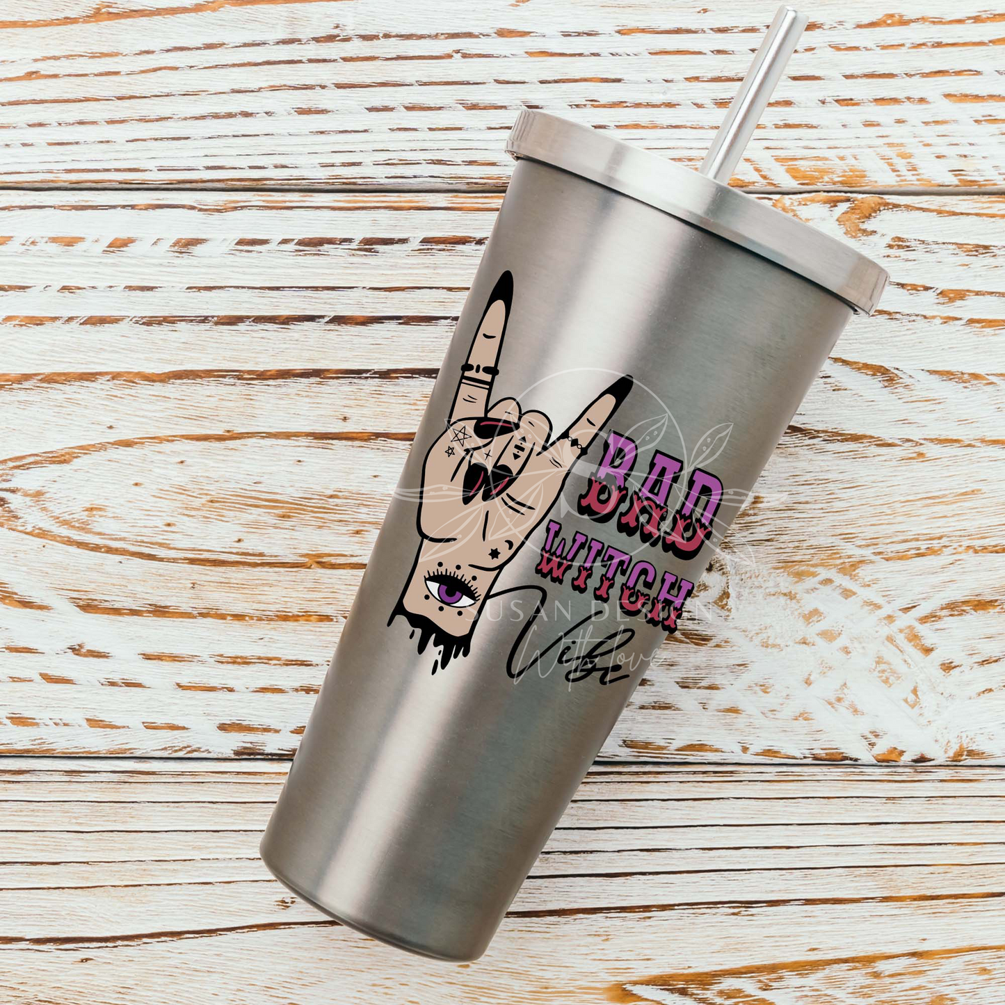 Bad Witch Vibe Rock SVG, Halloween Design