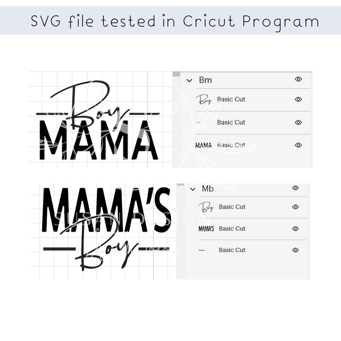 Boy Mama, Mama's Boy SVG Bundle