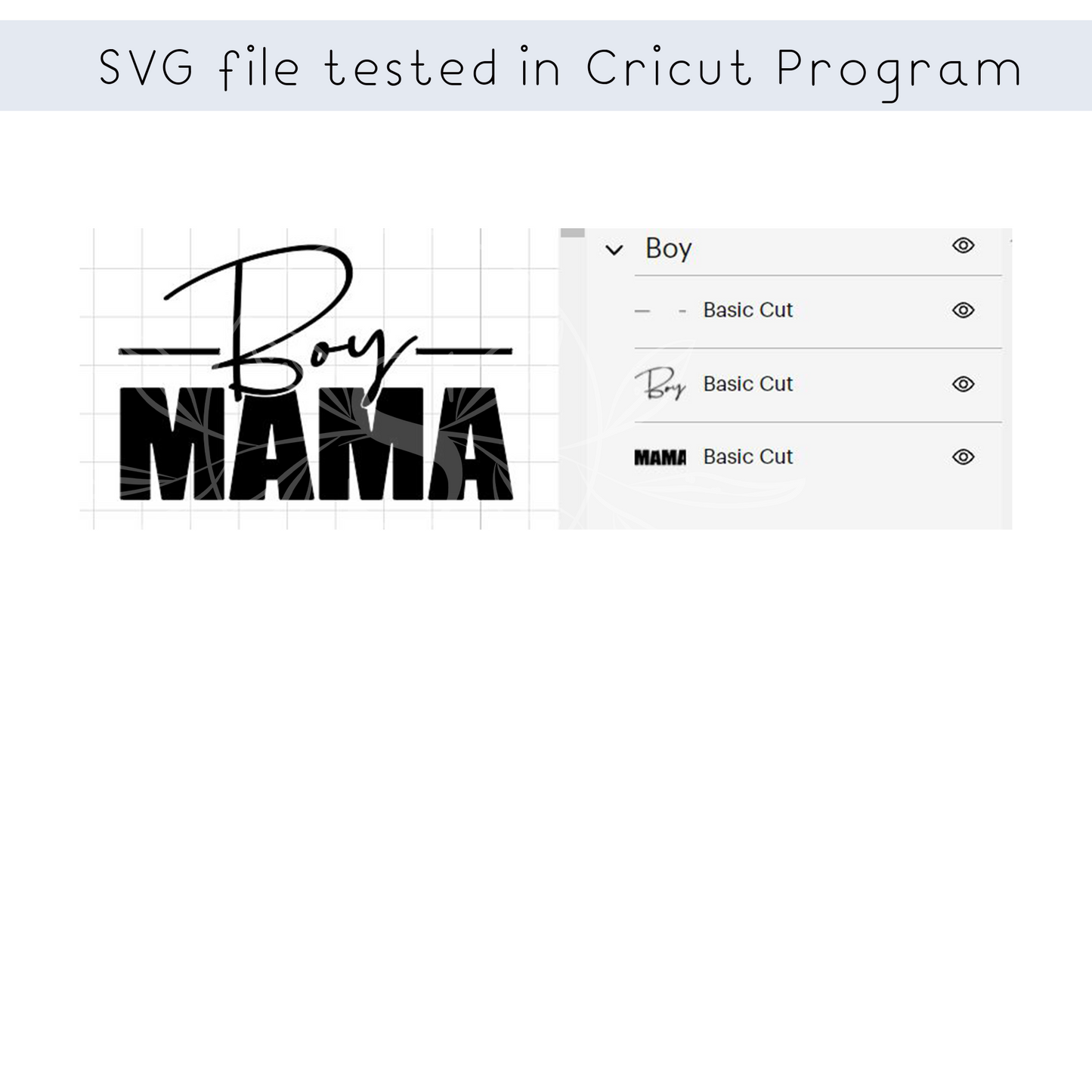 Boy Mama SVG